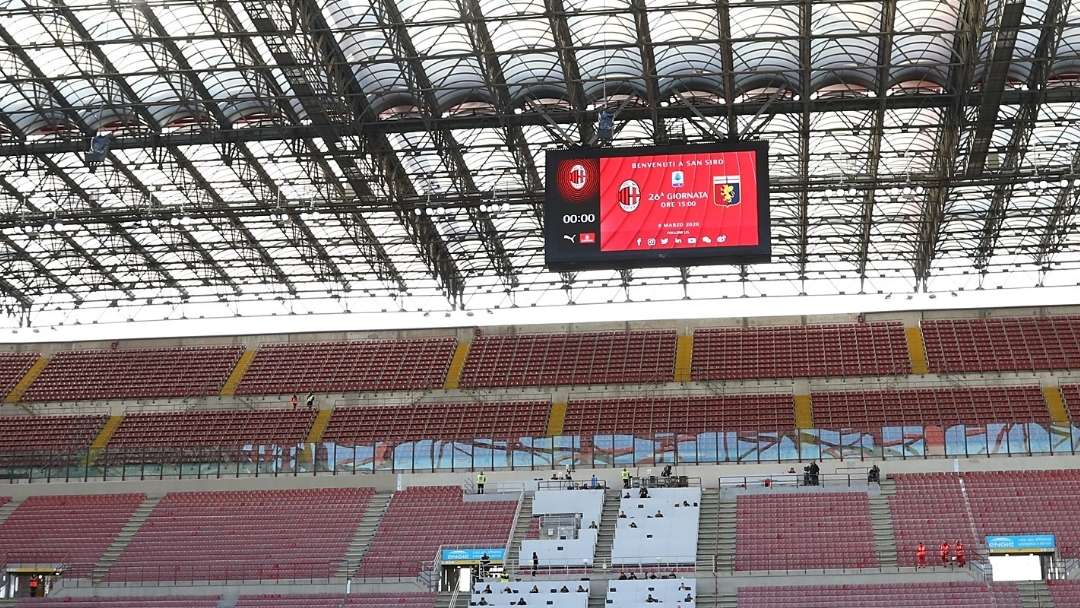 AC Milan San Siro pandemic 2020 GFX