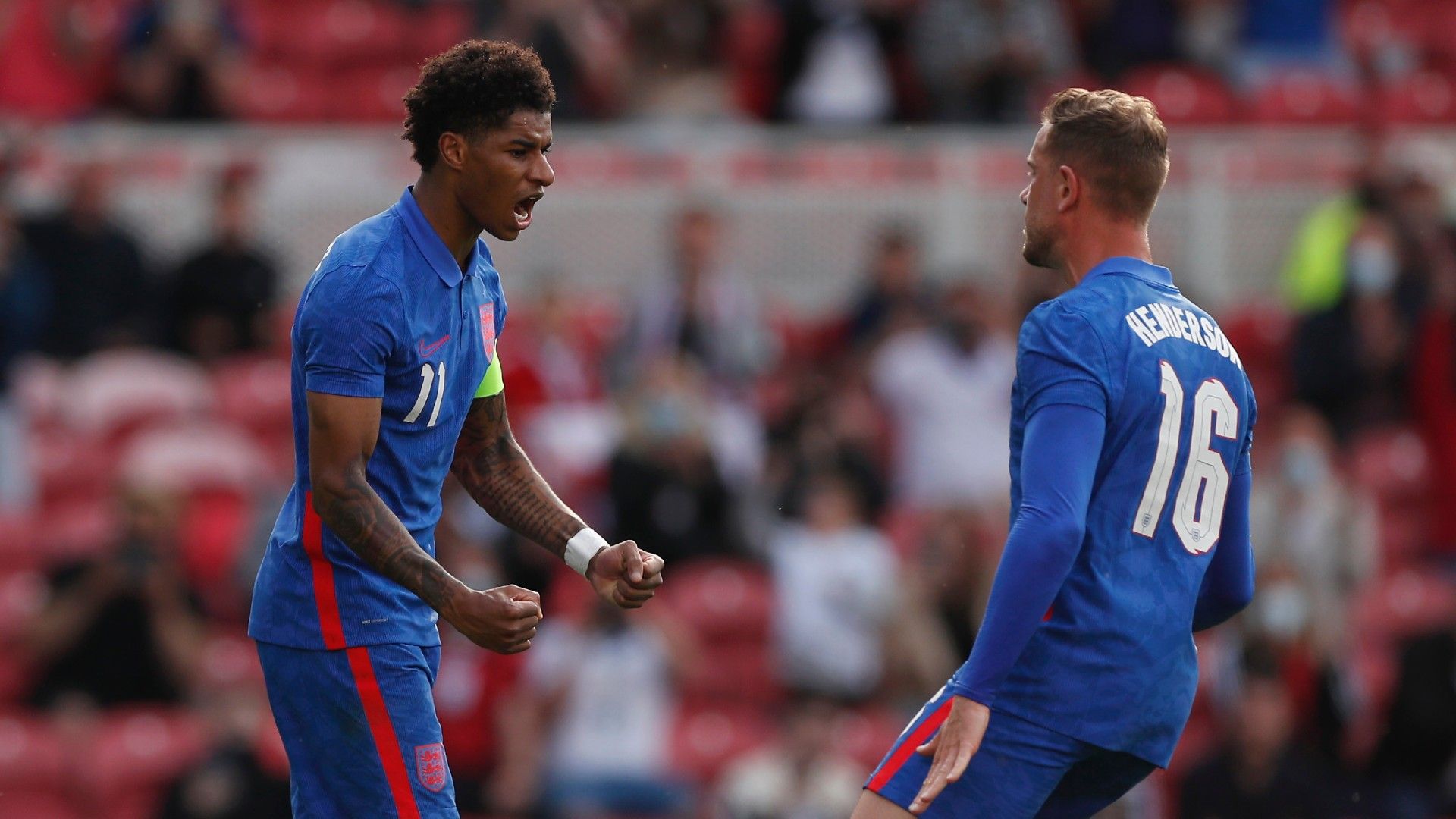 Marcus Rashford England vs Romania 2021