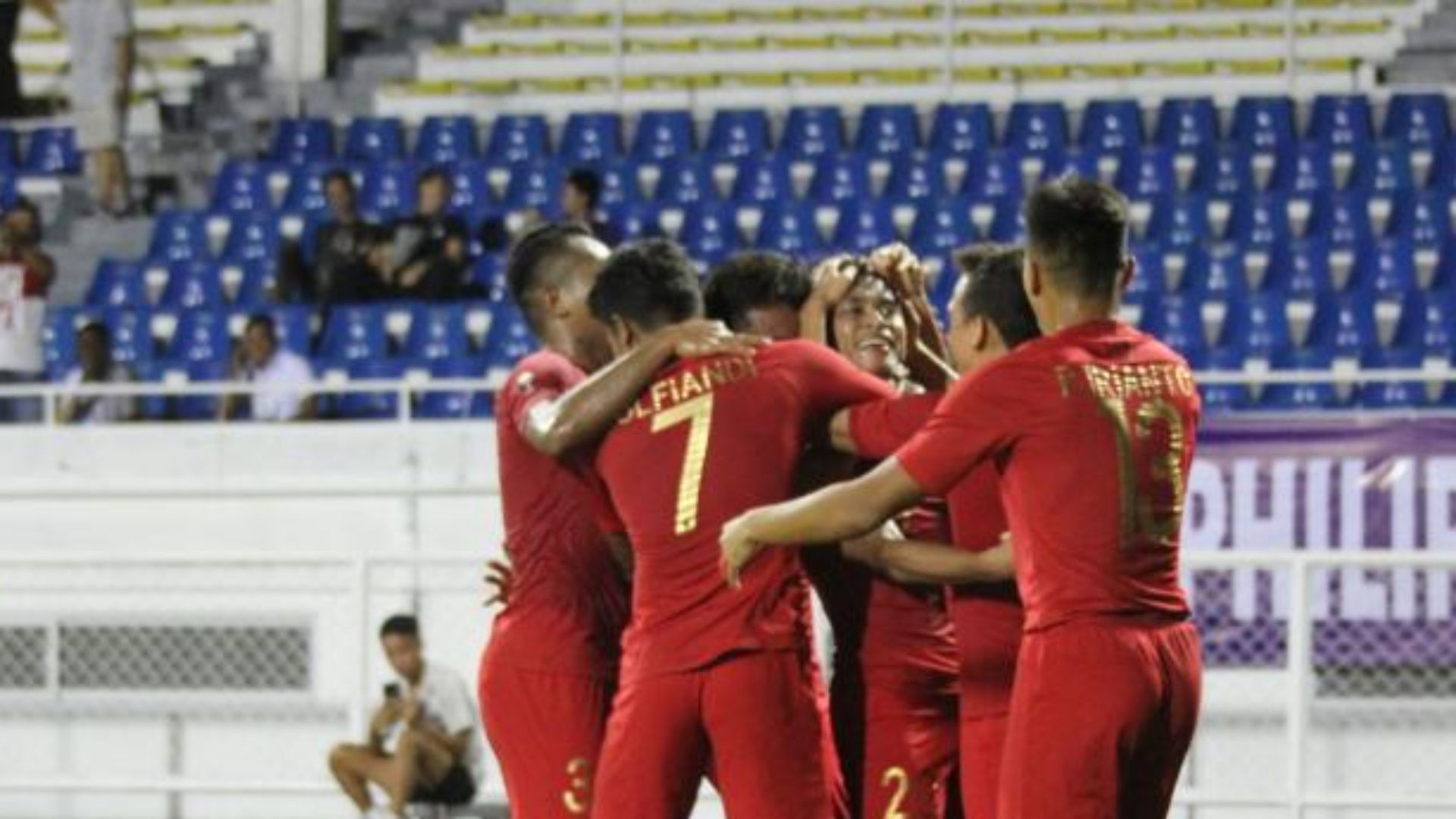 Selebrasi Timnas Indonesia U-23