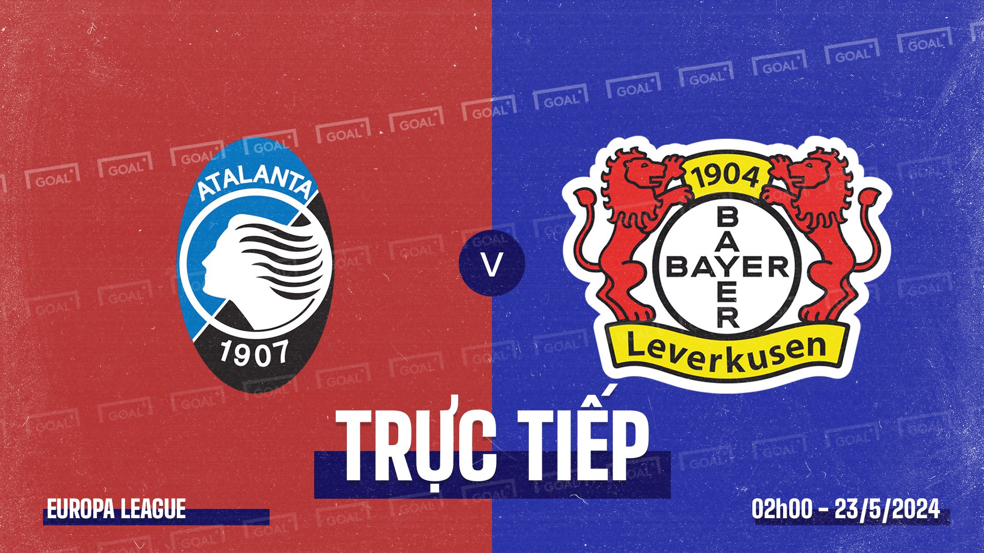 Atalanta vs Leverkusen Europa League 2023/24 GFX