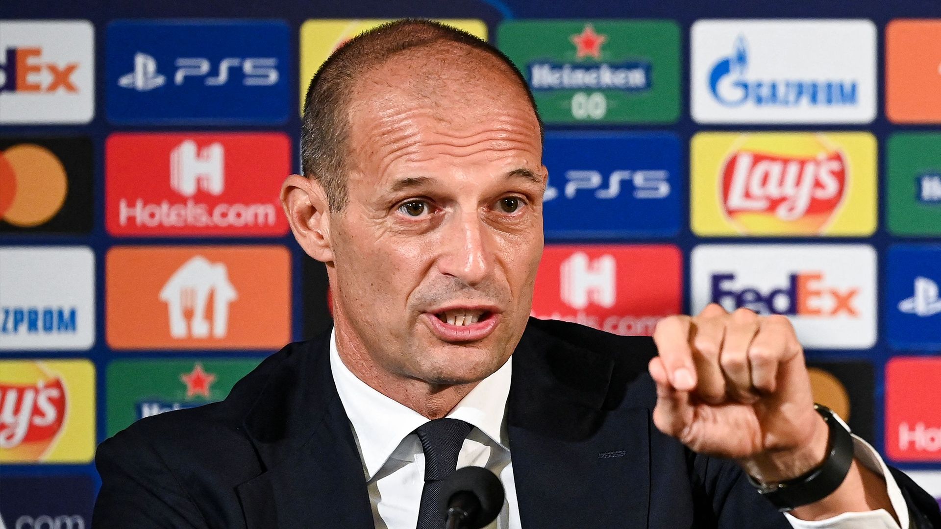 Massimiliano Allegri press Malmo Juventus