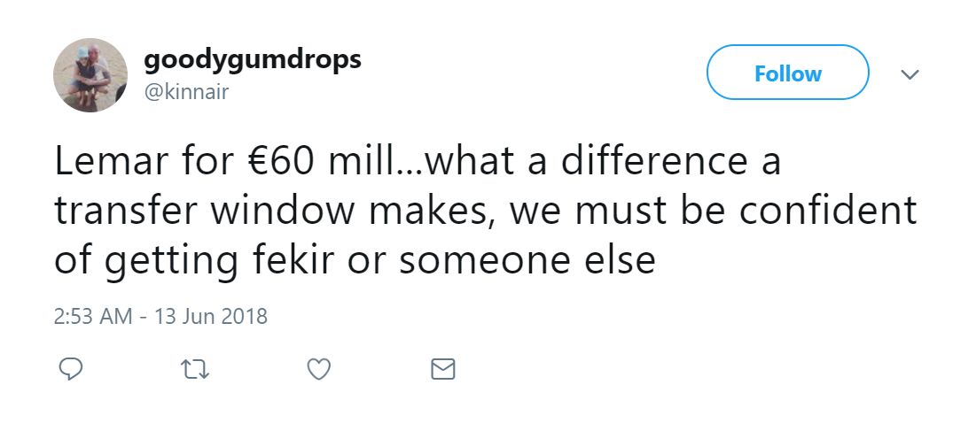 Reactions Lemar to Atletico Liverpool Fans