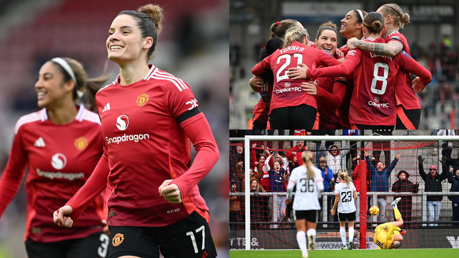 Man Utd Liverpool women 2024-25 composite