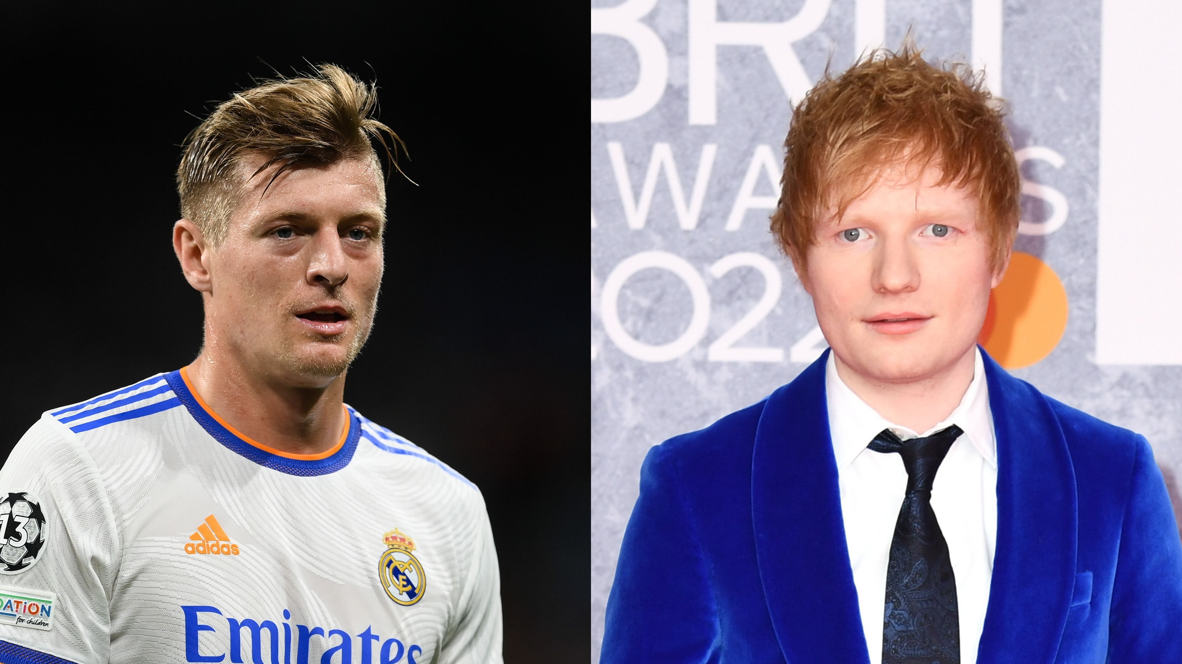 Toni Kroos Ed Sheeran