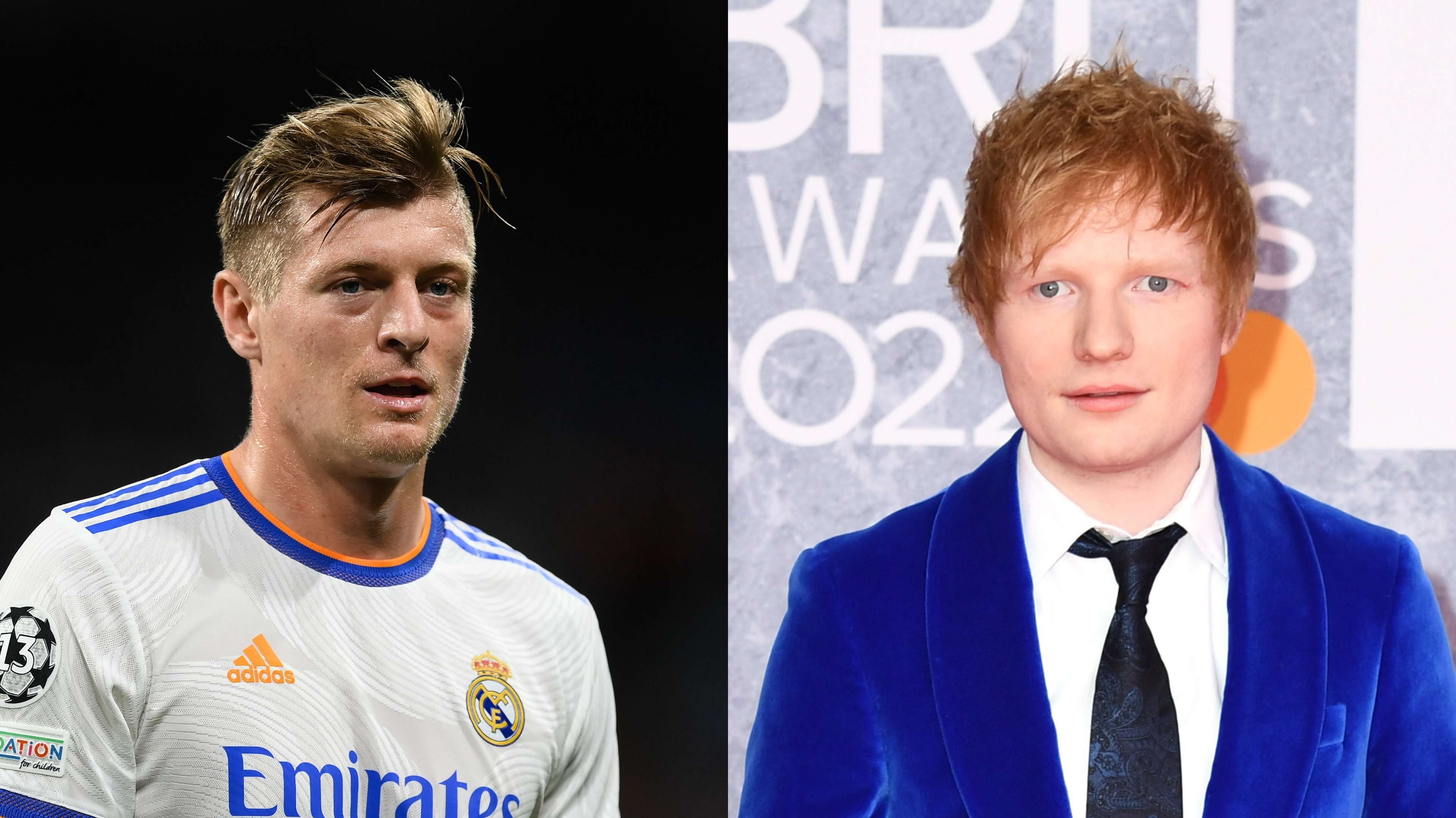 Toni Kroos Ed Sheeran