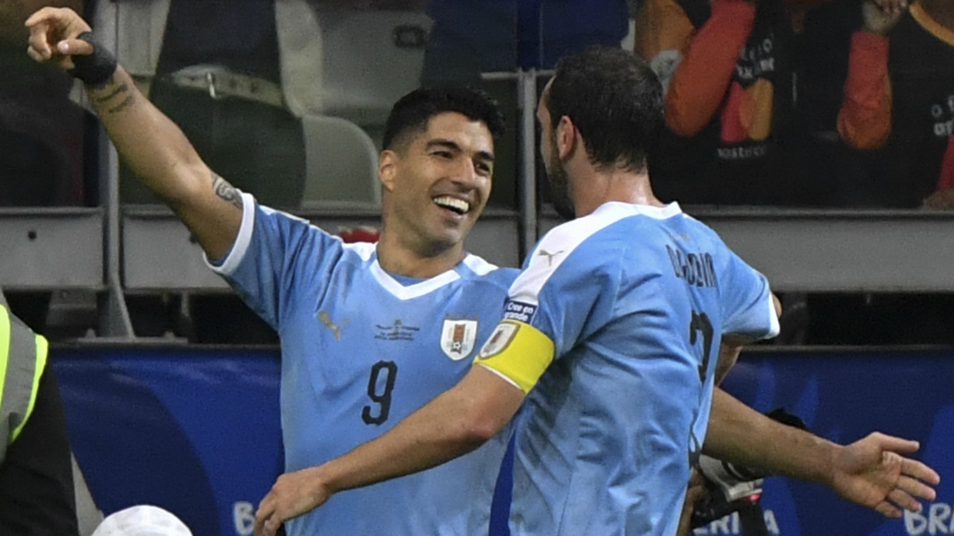Uruguay Suarez Godin Copa America 2019