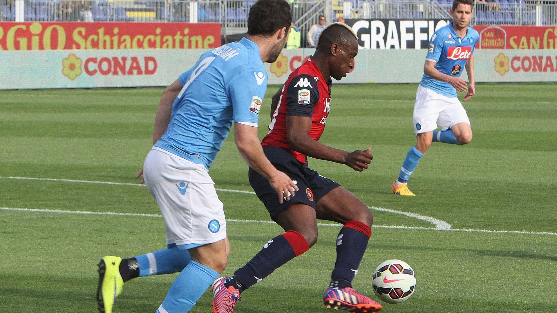 Paul M'Poku Cagliari Napoli Serie A