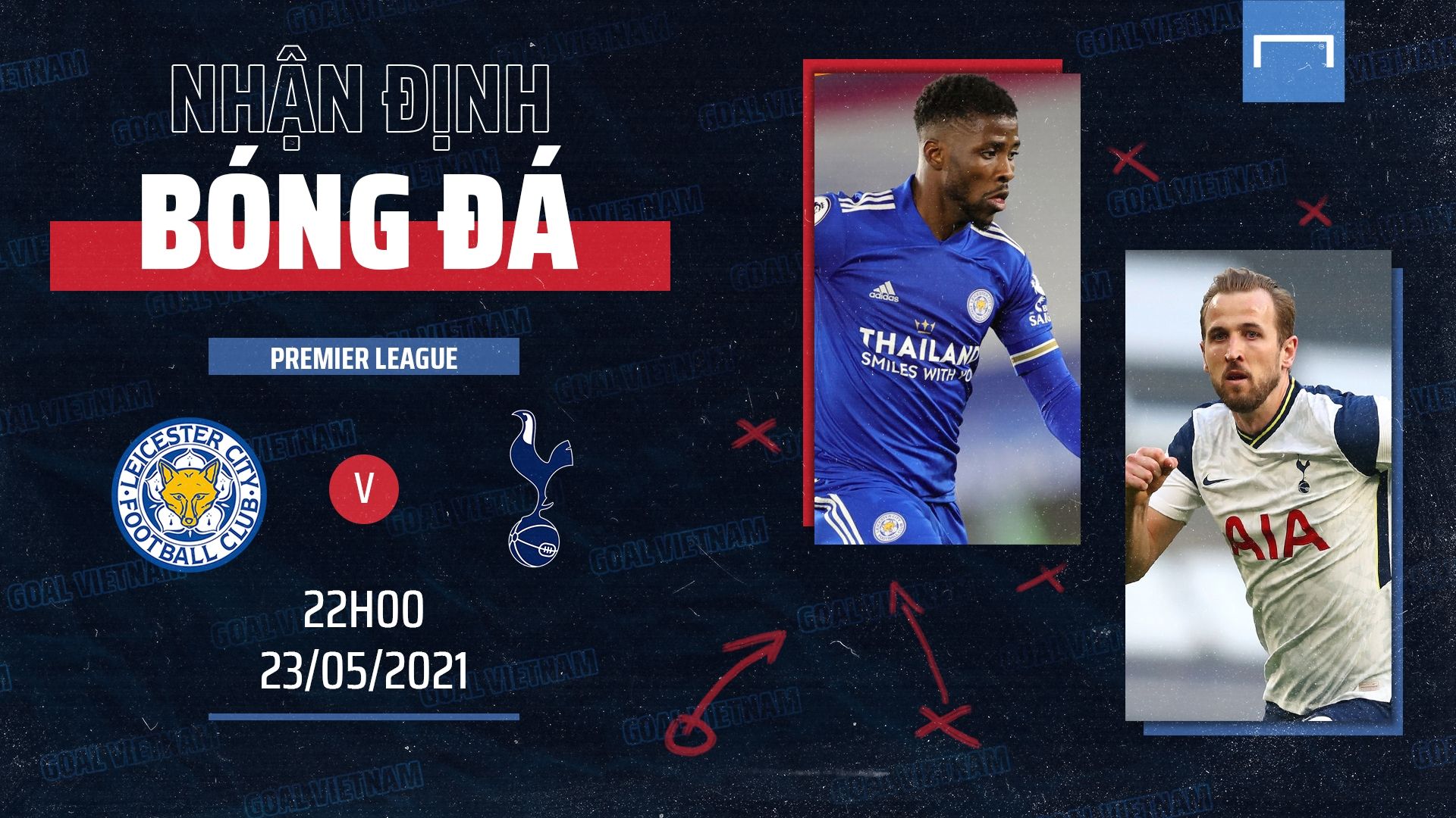 Preview Leicester vs Tottenham 2020/21 Premier League GFX