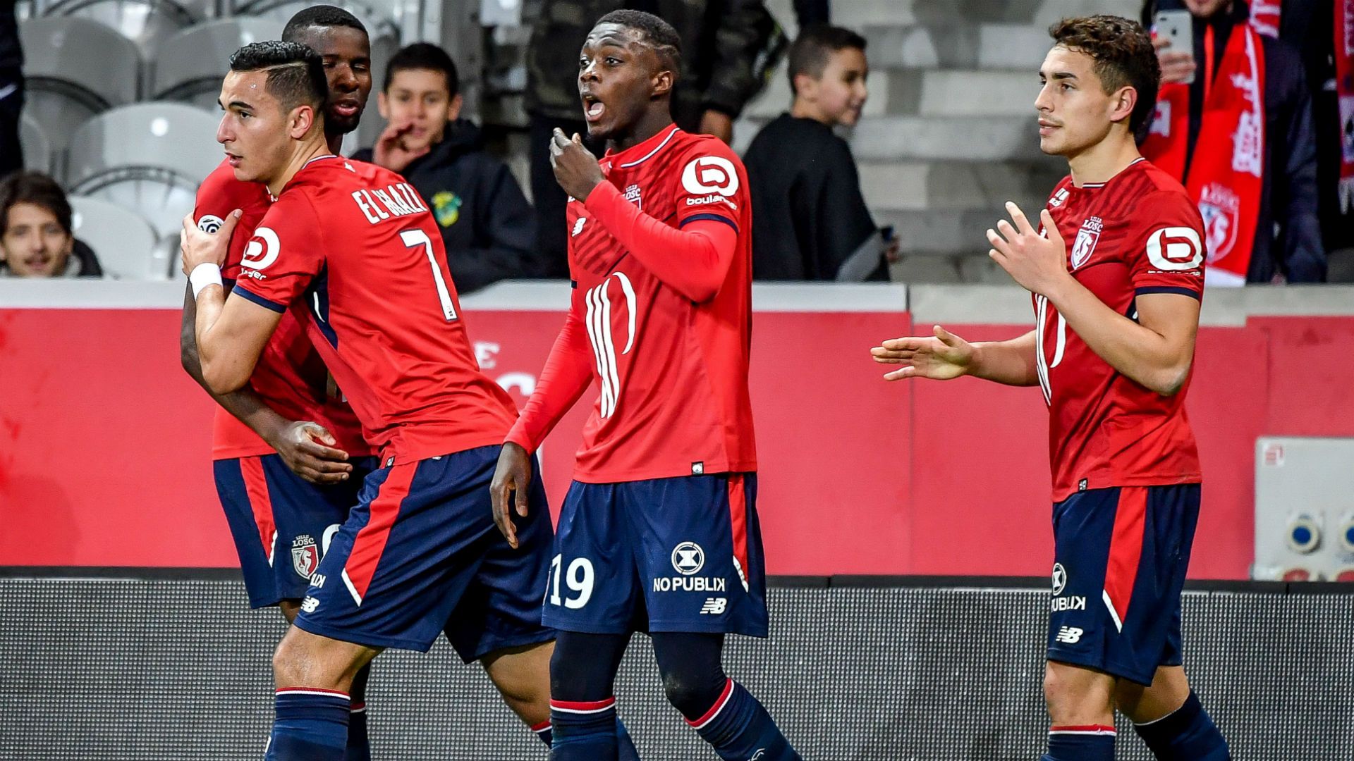 Anwar El-Ghazi Lille Strasbourg Ligue 1 28012018