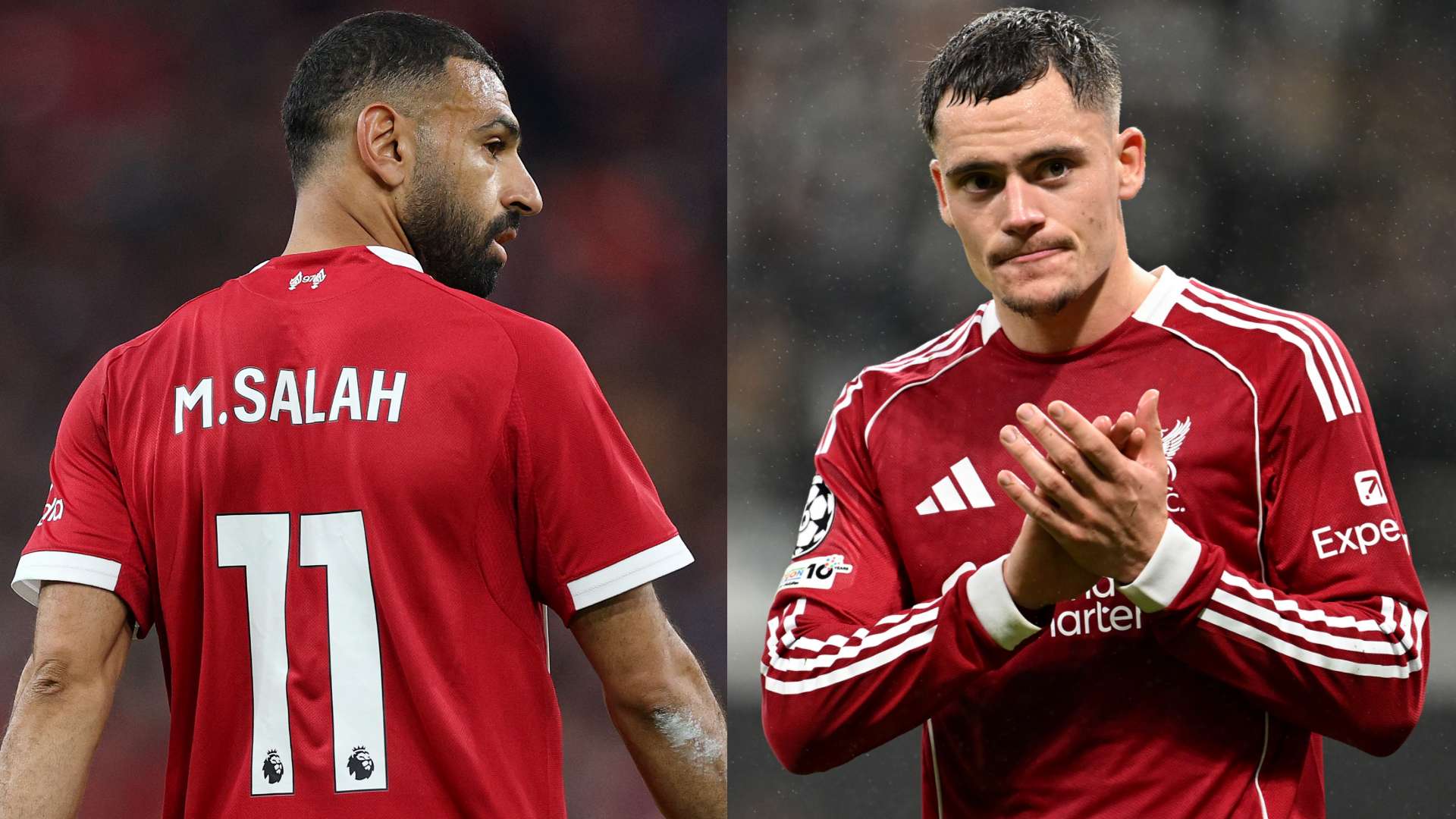 Mohamed Salah Florian Wirtz Liverpool 2025-26