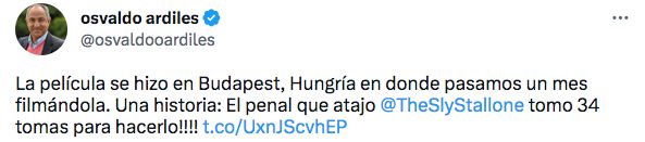 Osvaldo Ardiles Twitter