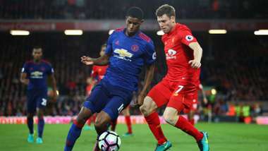 Marcus Rashford Premier League Liverpool v Manchester United 17101