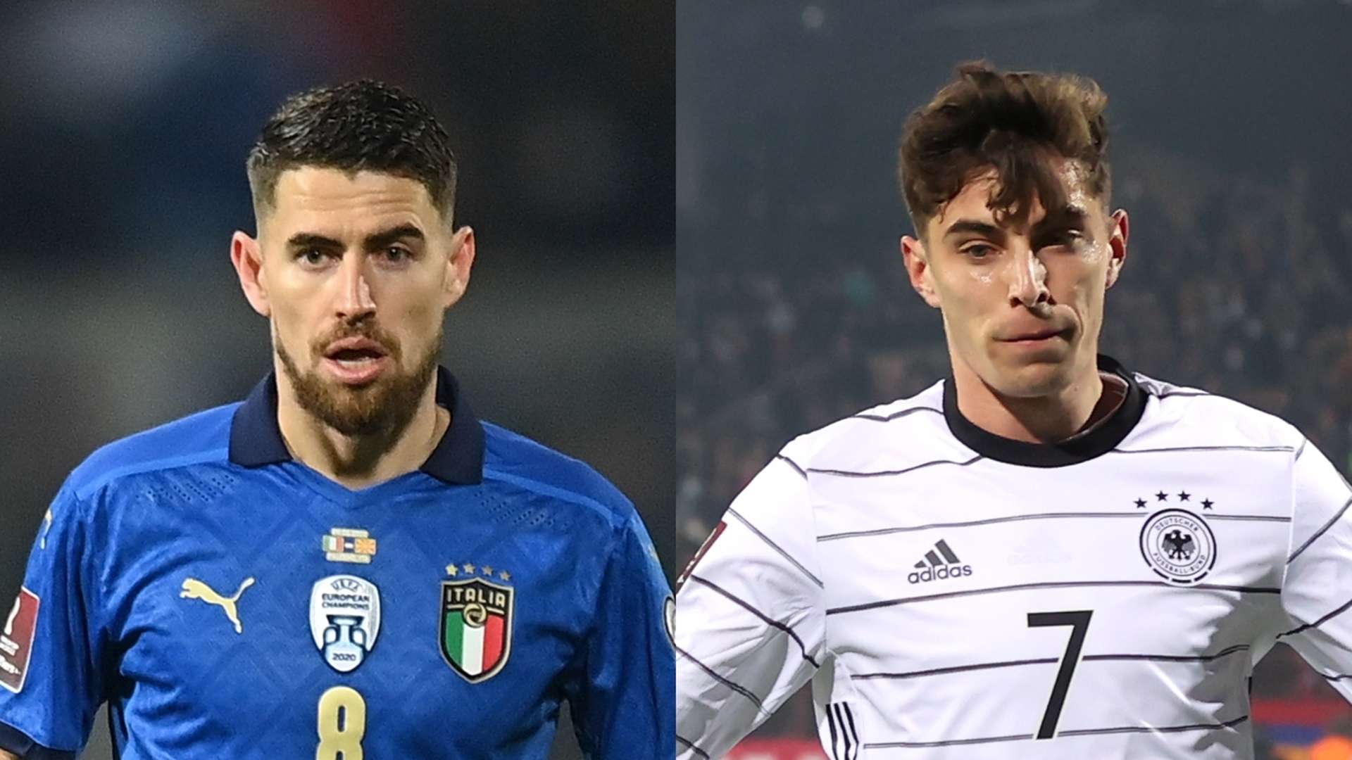 Jorginho_Italy vs Kai Havertz_Germany