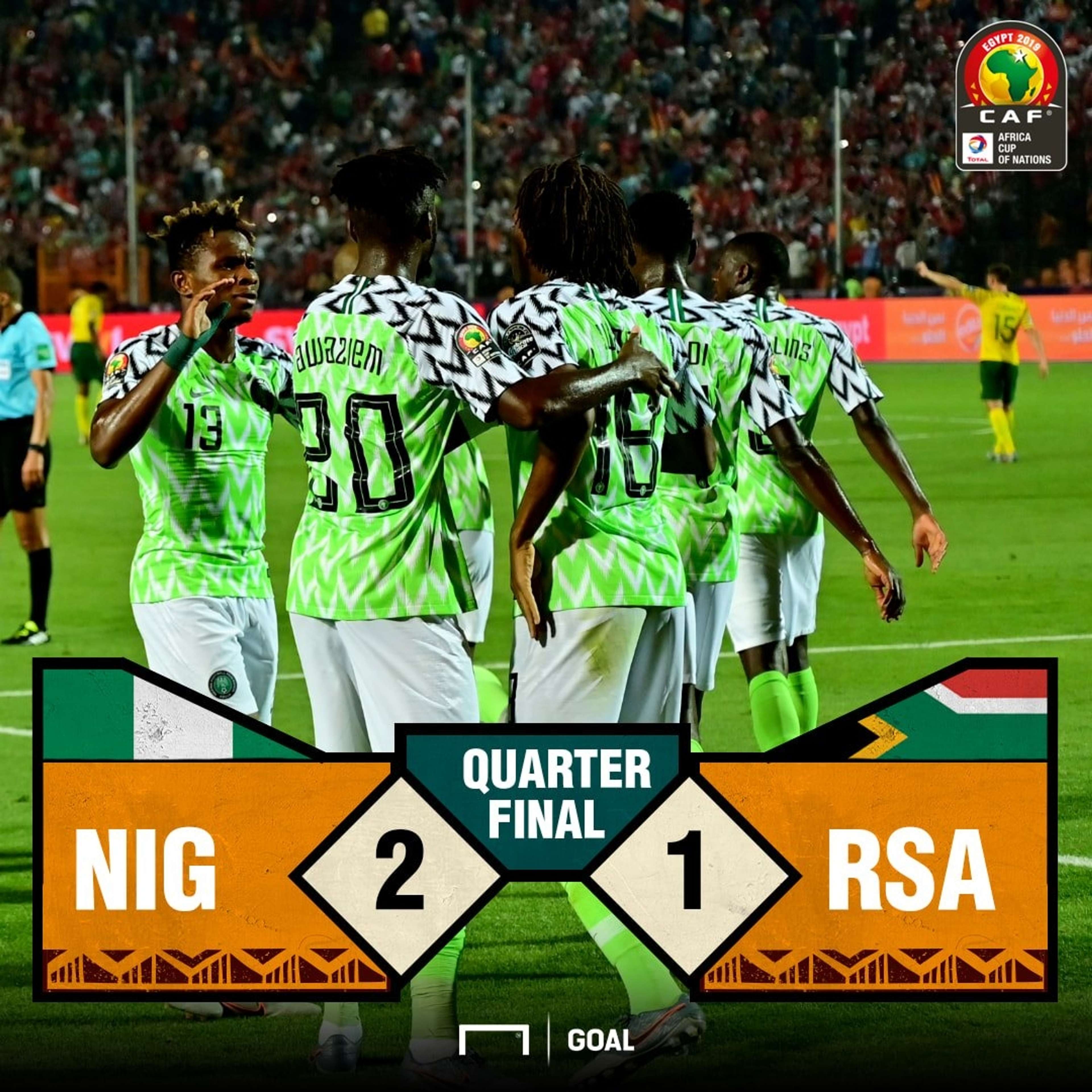 Nigeria v SA Score PS