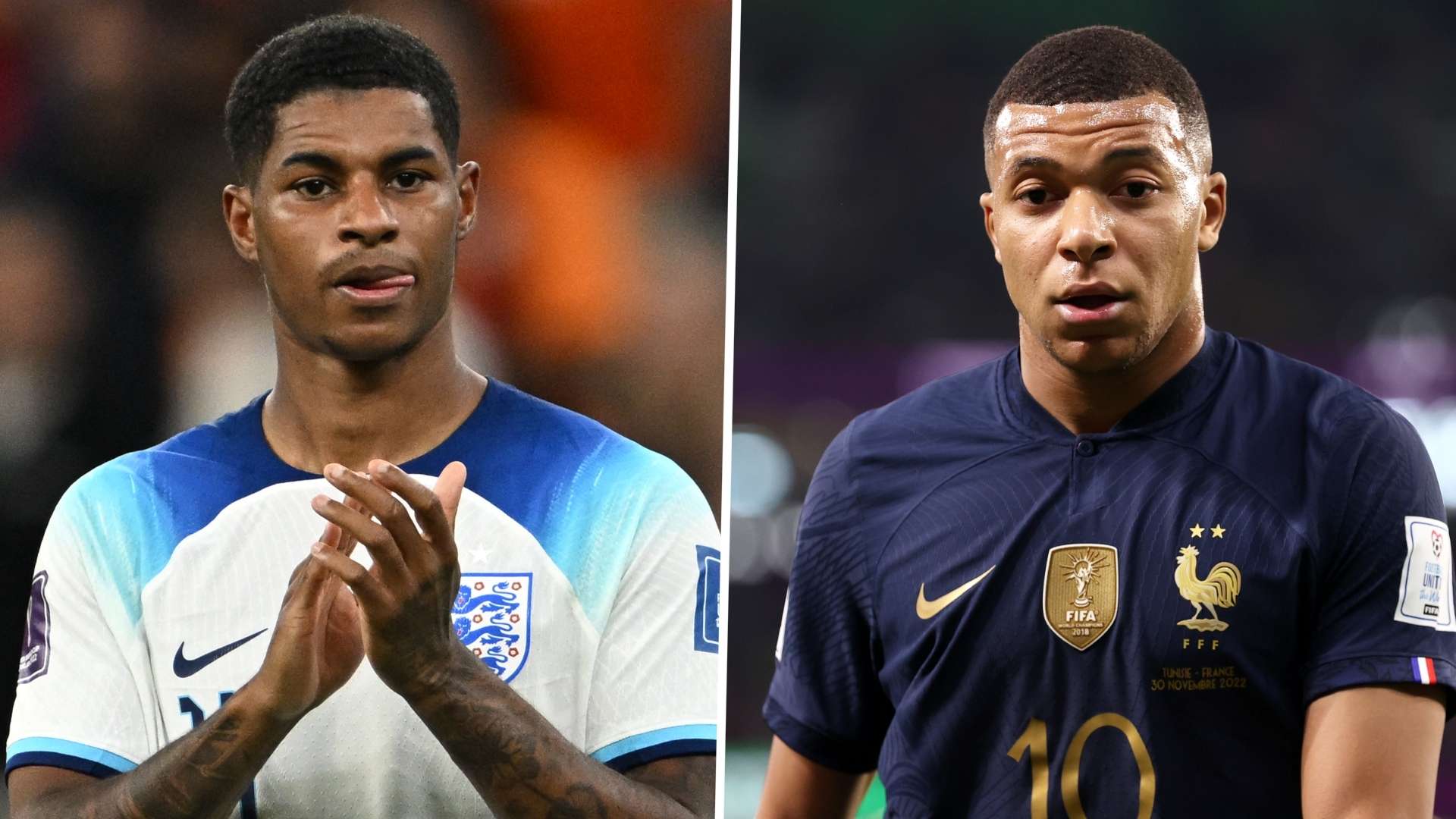 Marcus Rashford Kylian Mbappe