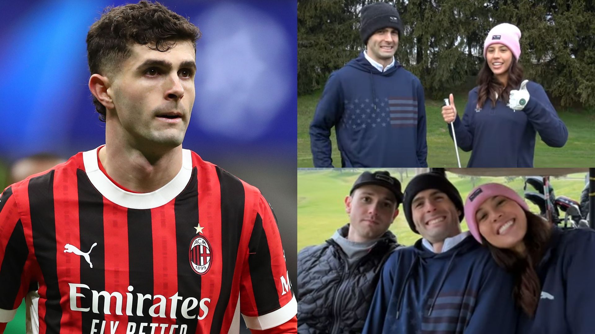 Christian Pulisic Alexa Melton golf challenge 2025