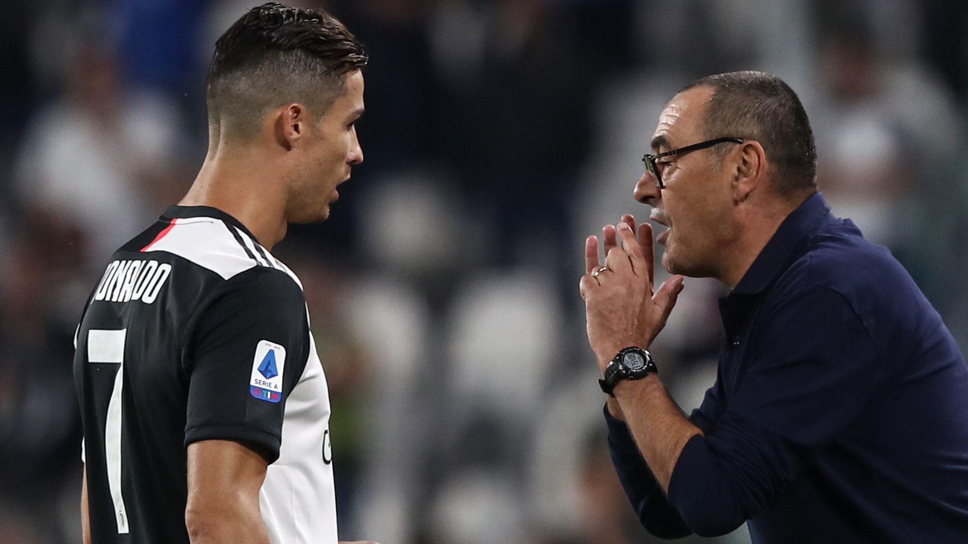 Cristiano Ronaldo Maurizio Sarri Juventus Serie A