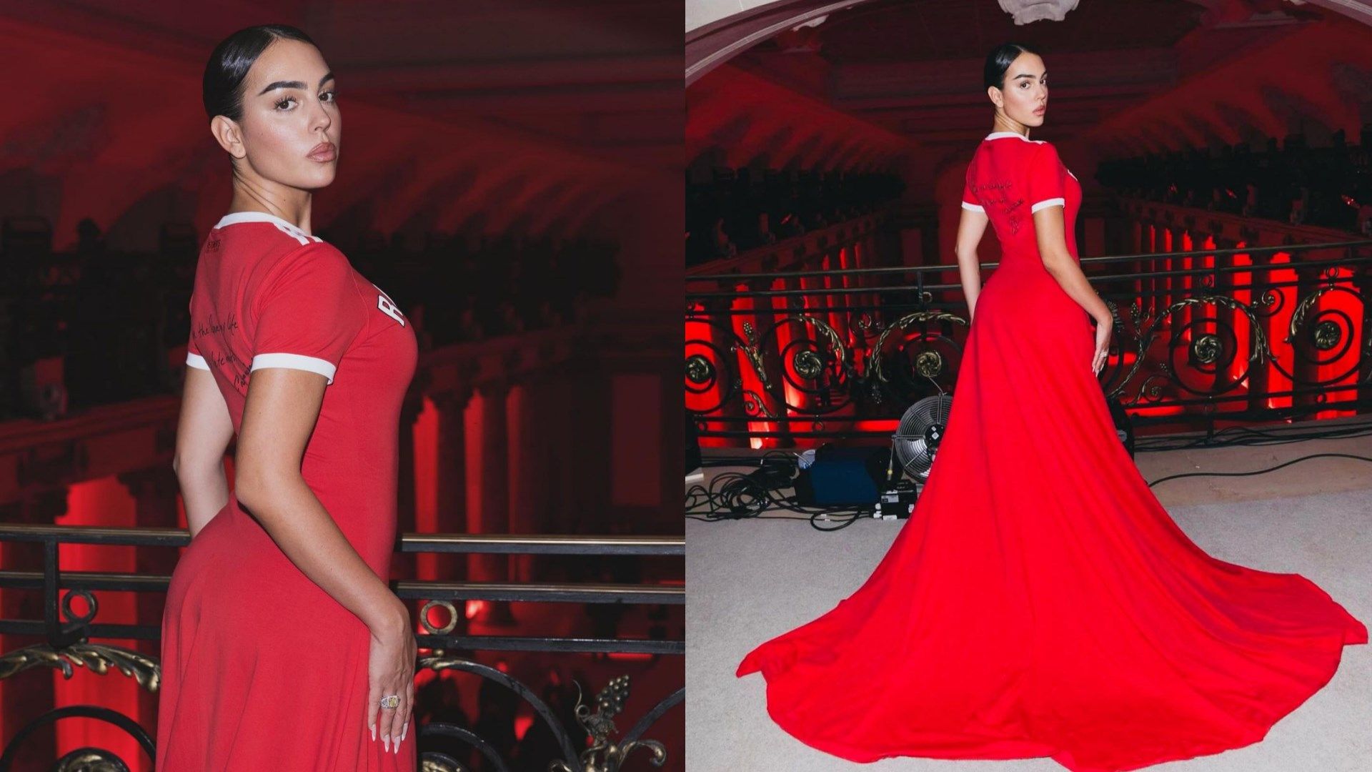 Georgina Rodriguez VETEMENTS fashion show