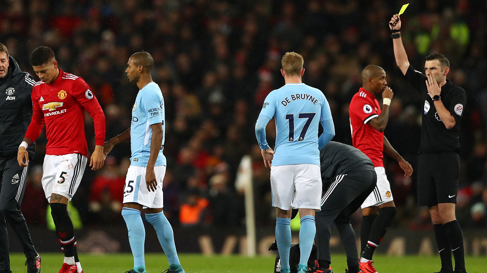 Marcos Rojo Manchester United Manchester City