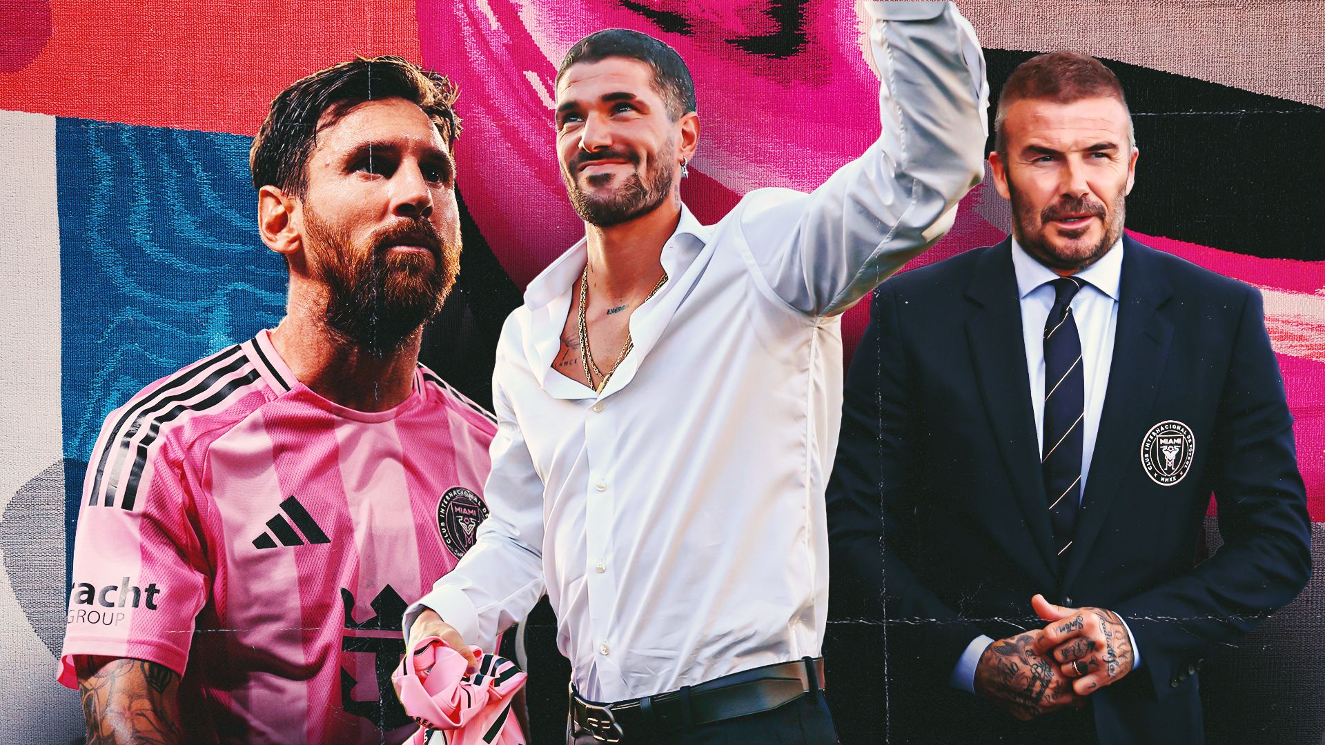 Rodrigo De Paul, Lionel Messi, David Beckham