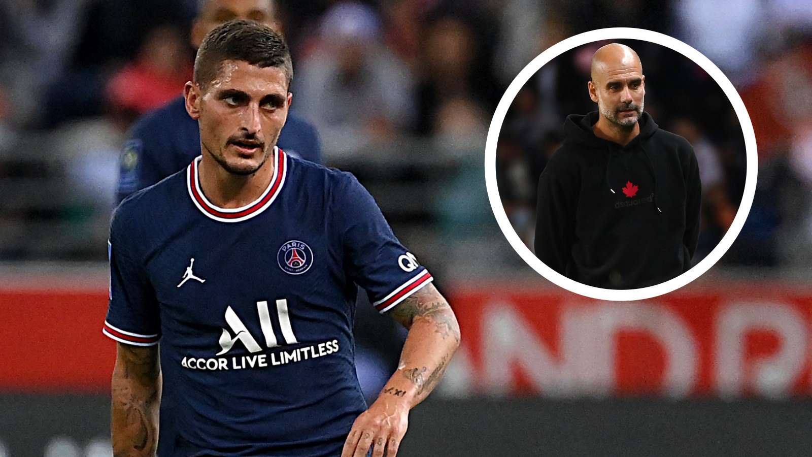 Guardiola Verratti split