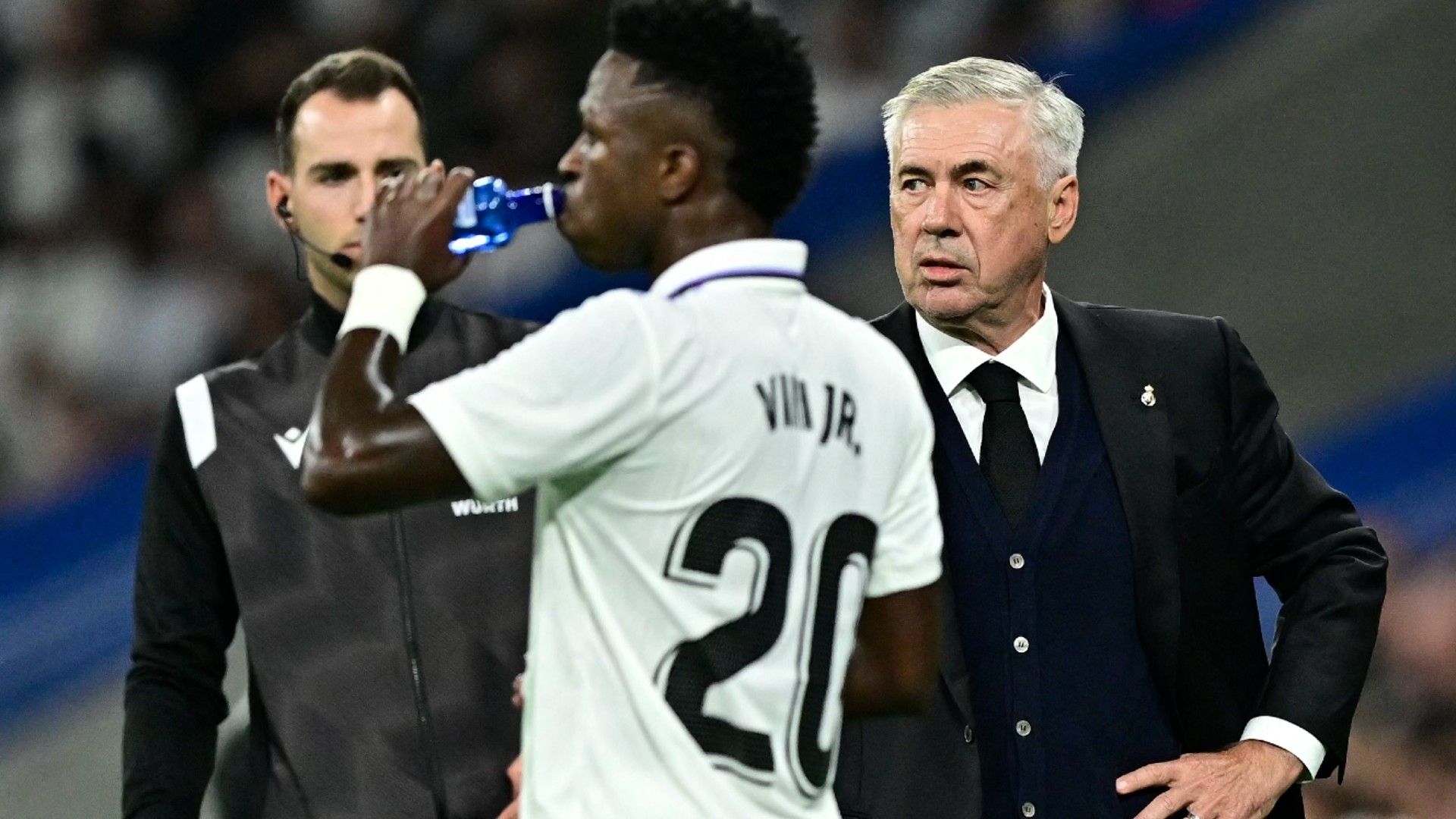 Vinícius Junior Carlo Ancelotti Real Madrid 2022