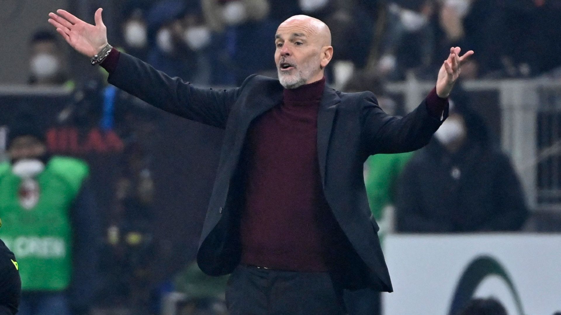 Stefano Pioli Milan Juventus Serie A 23012022