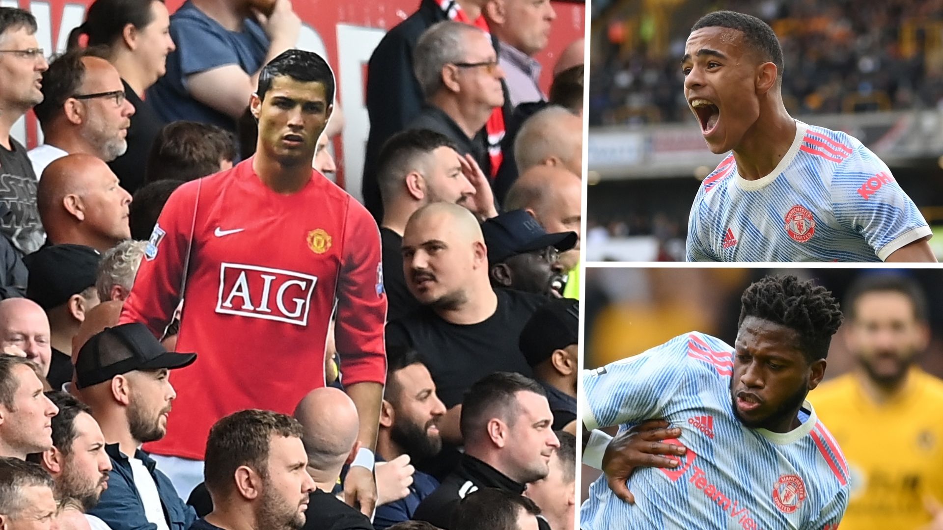 Cristiano Ronaldo Mason Greenwood Fred Manchester United GFX