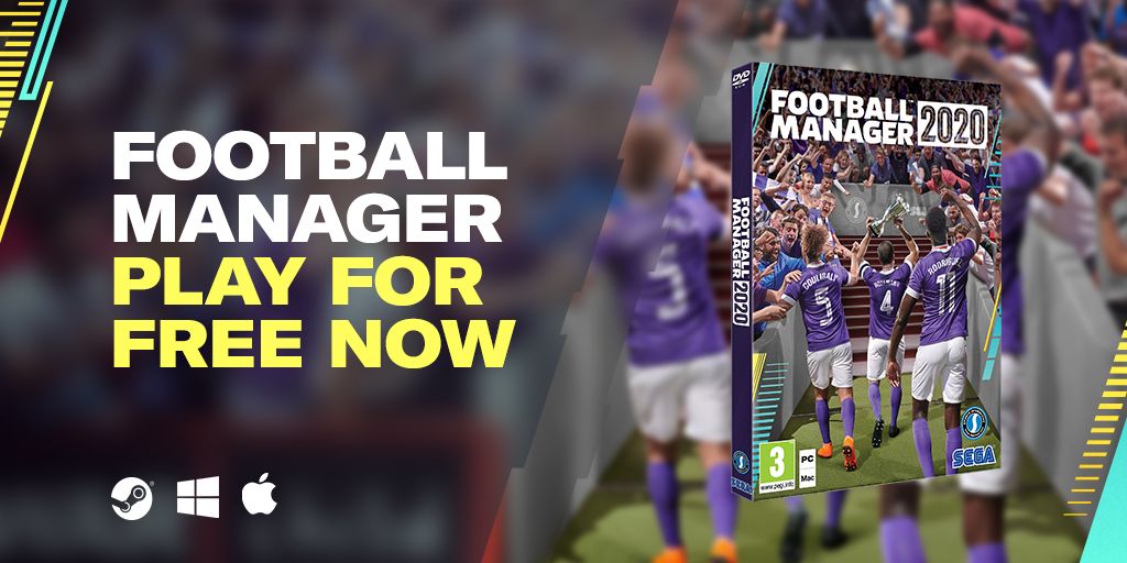 Embed only Football Manager 2020 play for free coronavirus
