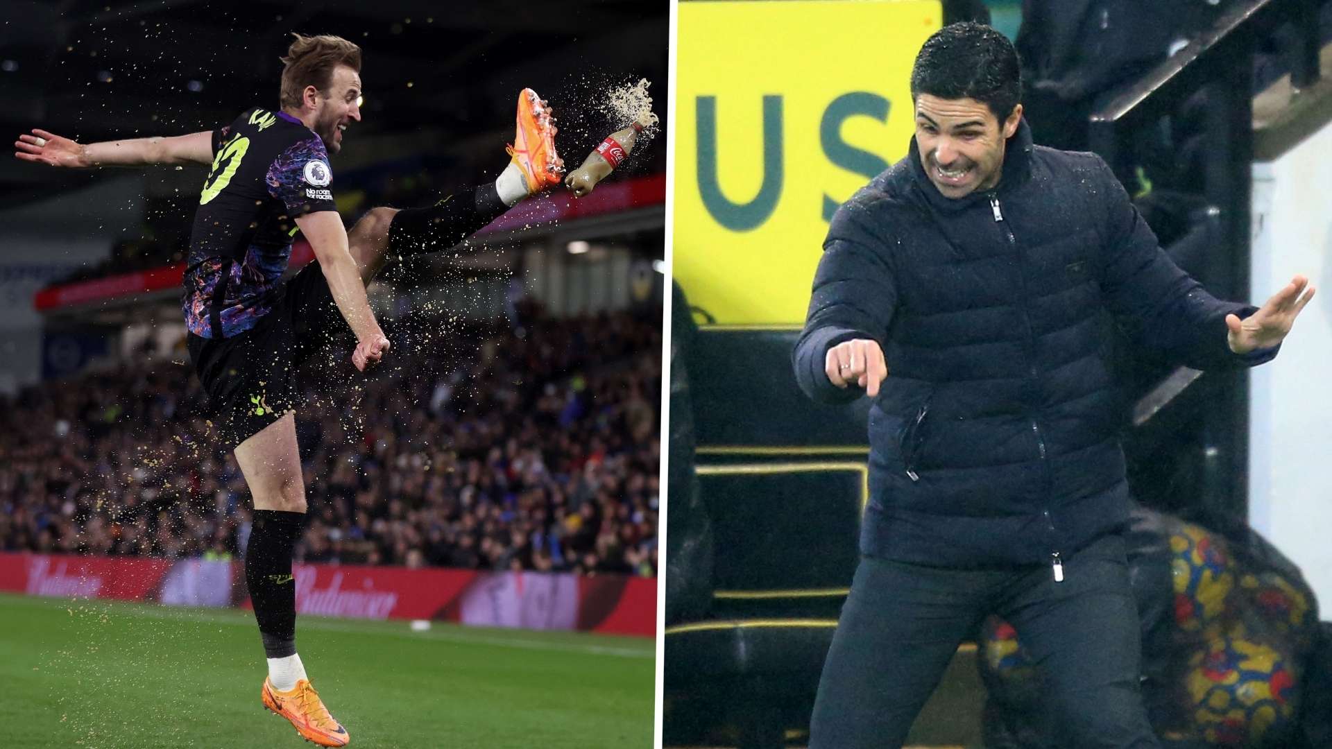 Harry Kane & Mikel Arteta