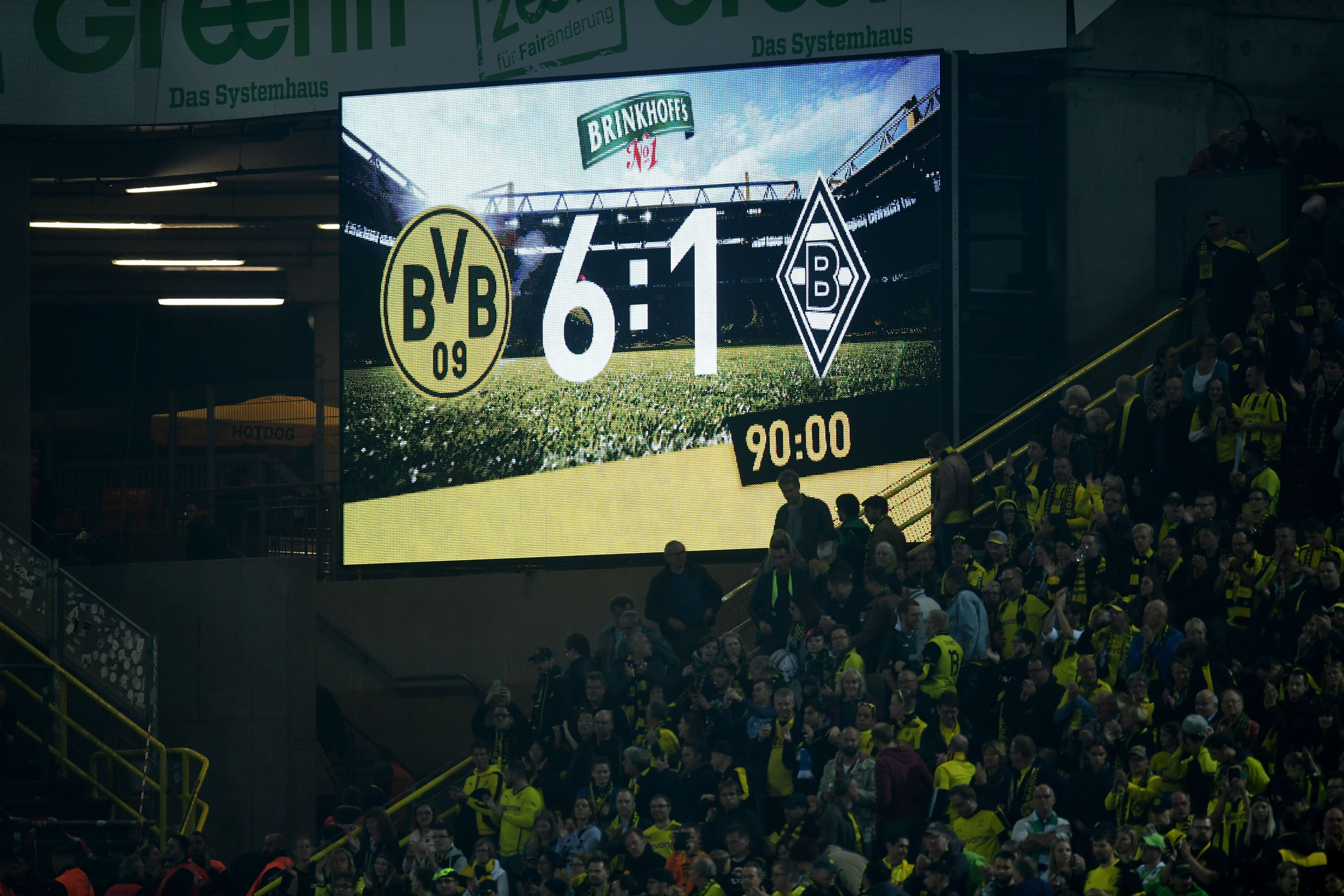 Borussia Dortmund vs Borussia Monchengladbach