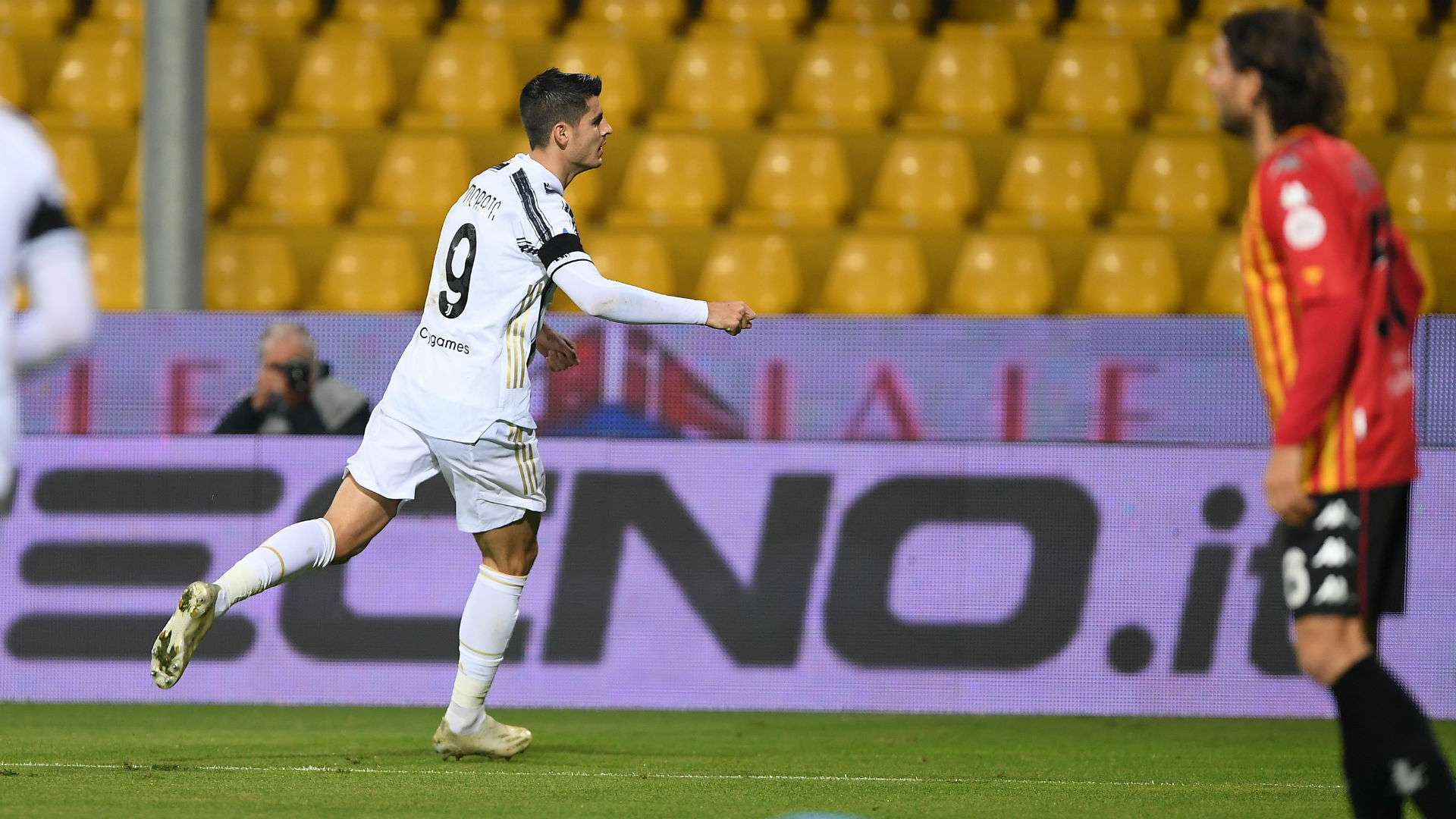 Alvaro Morata Benevento Juventus