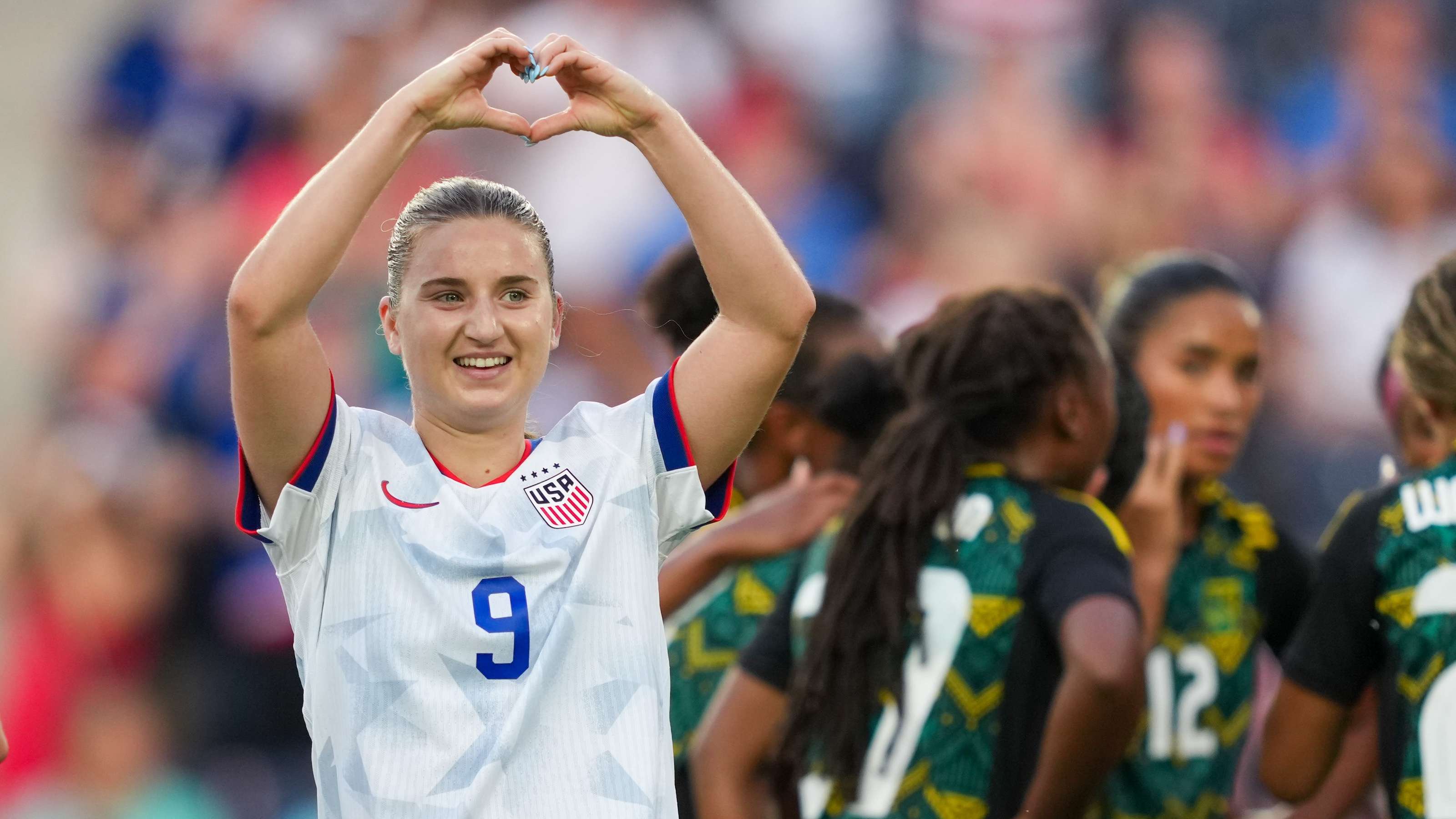 Ally Sentnor USWNT vs Jamaica