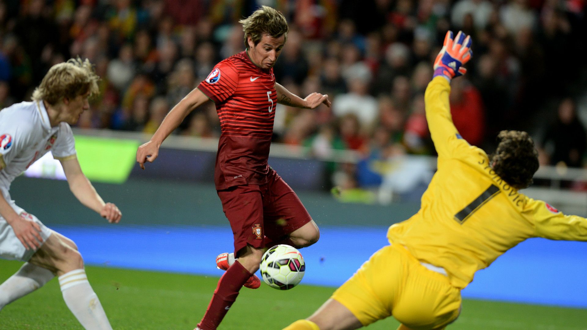 Fabio Coentrao Portugal Serbia 29032015
