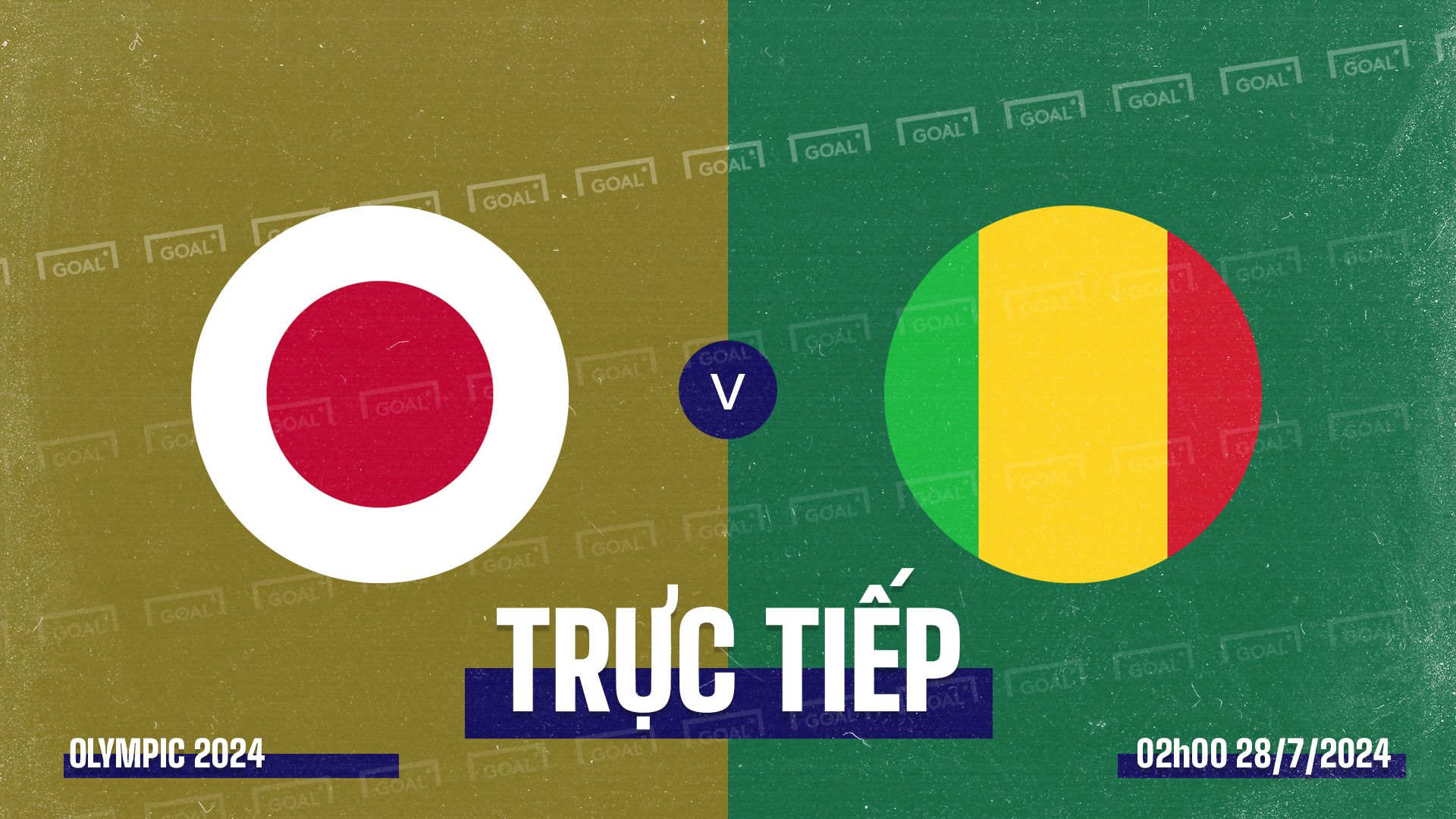 Japan vs Mali 2024 GFX