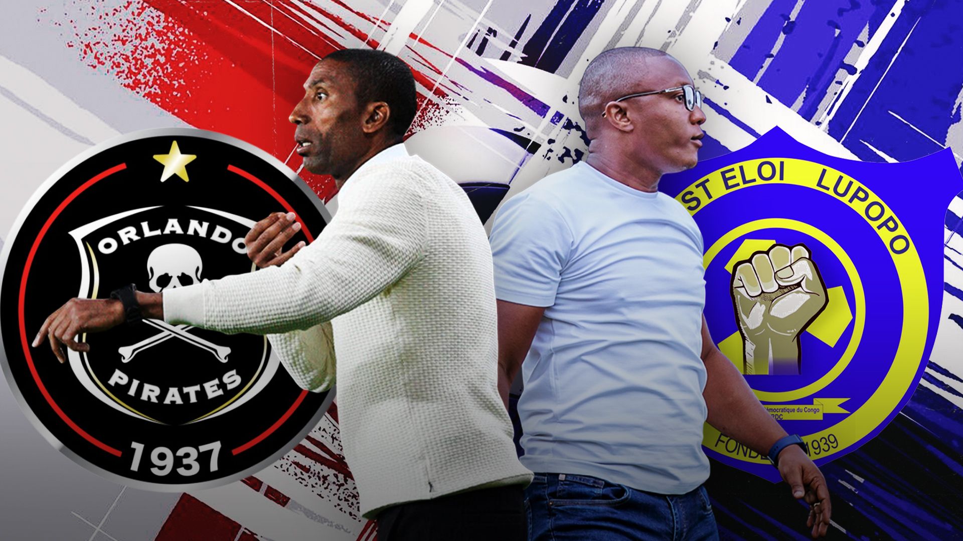 Abdeslam Ouaddou, Orlando Pirates and Guy Bukasa, Saint-Eloi Lupopo 16-9