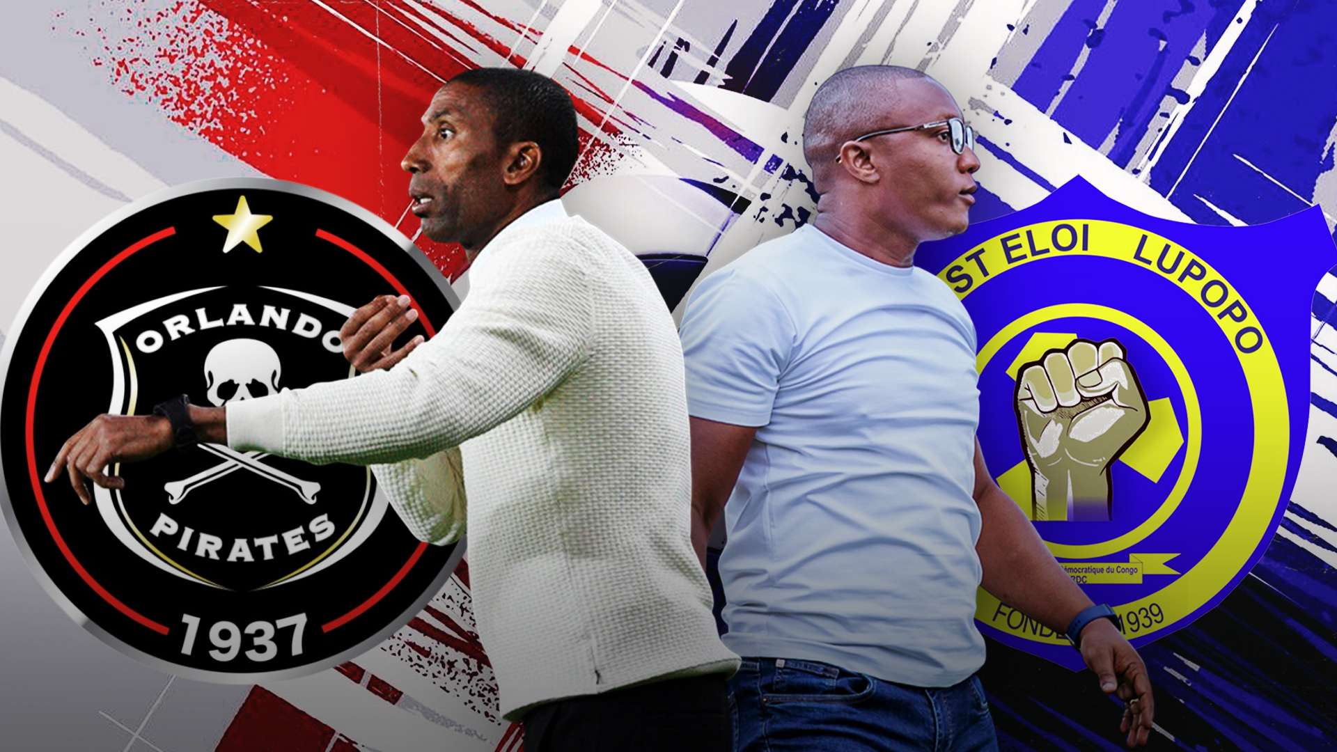 Abdeslam Ouaddou, Orlando Pirates and Guy Bukasa, Saint-Eloi Lupopo 16-9