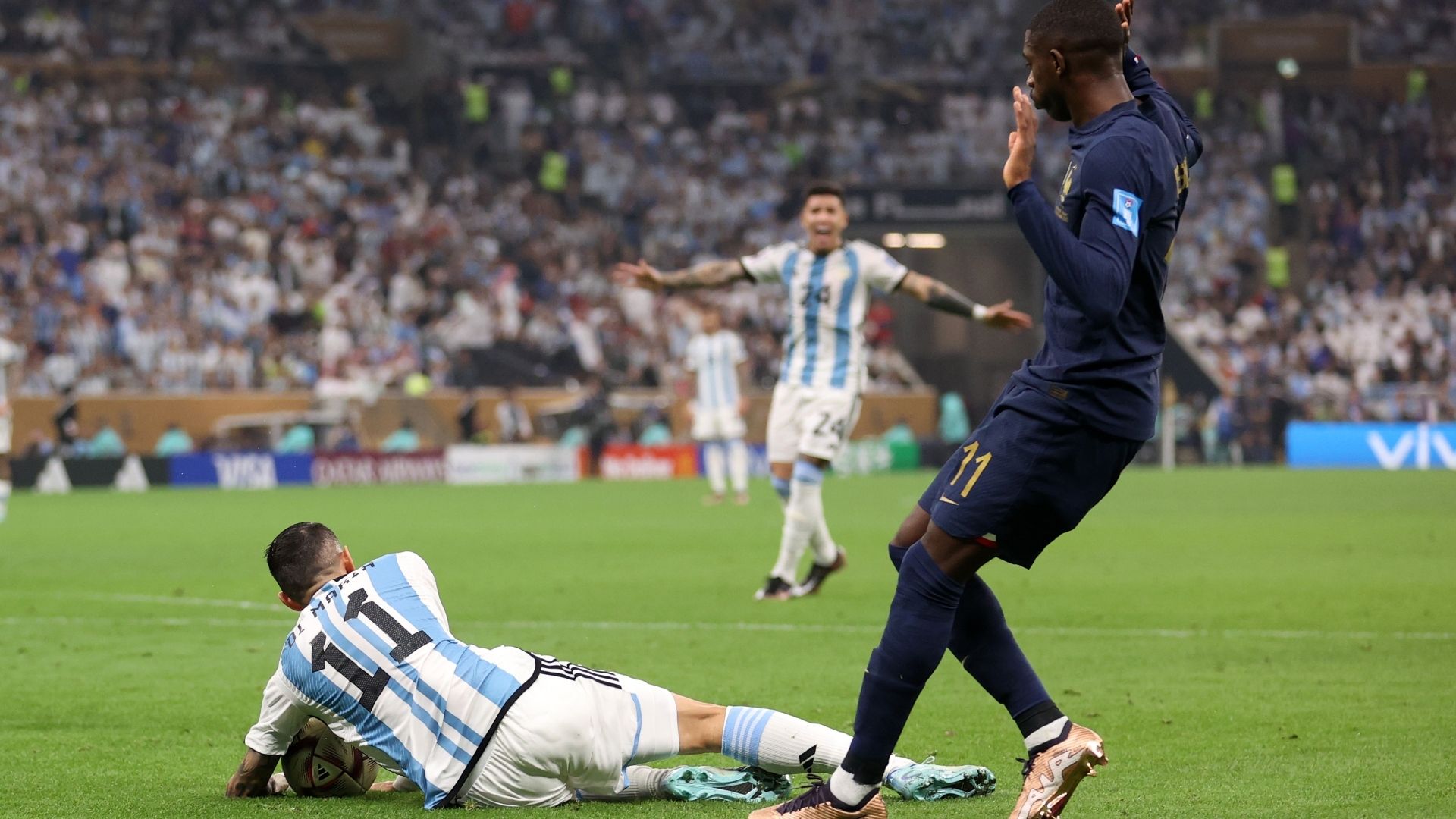 Di María Dembelé Argentina Francia Mundial Qatar 2022