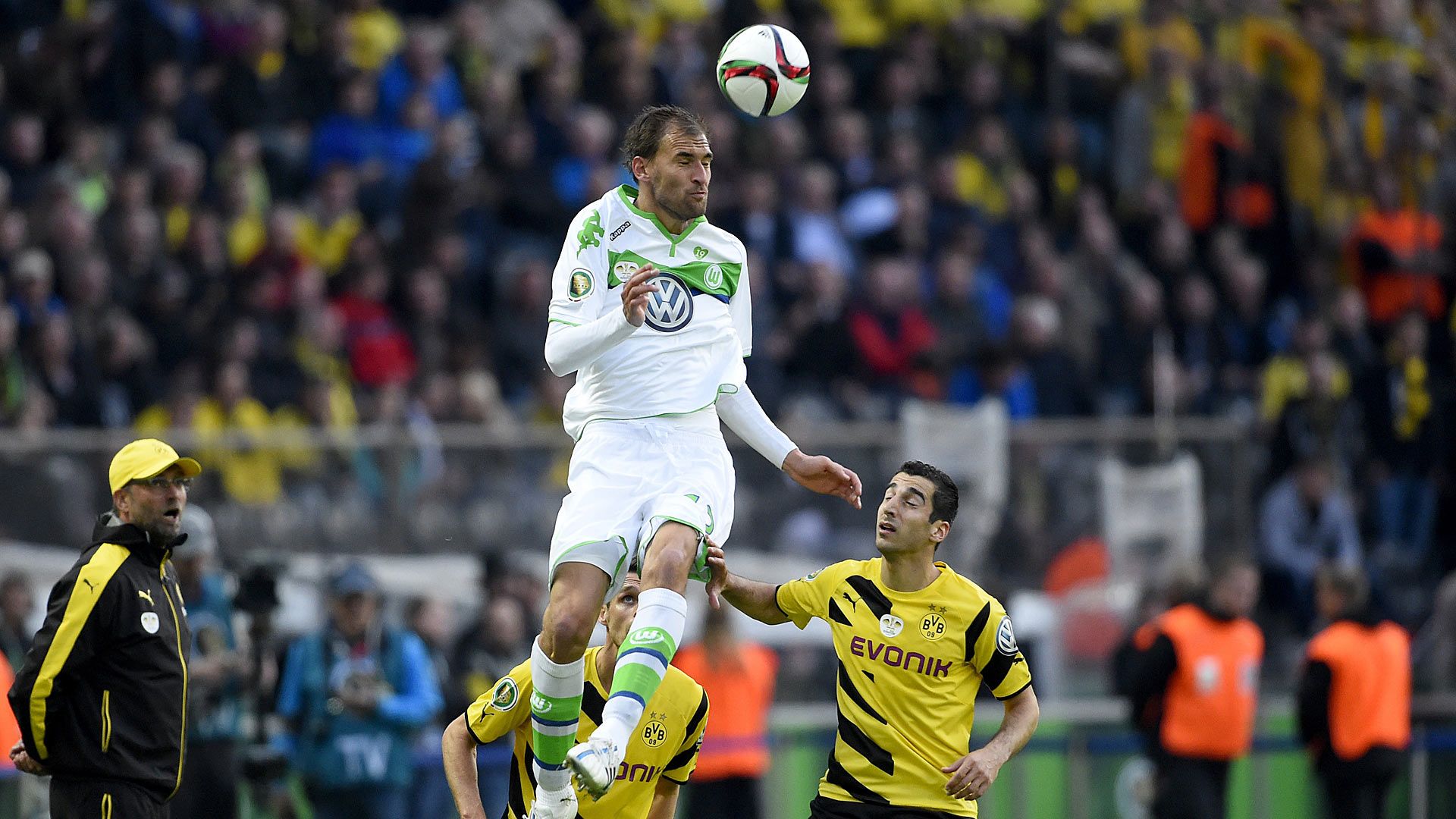 Bas Dost VfL Wolfsburg DFB-Pokal DFB Pokal 30052015