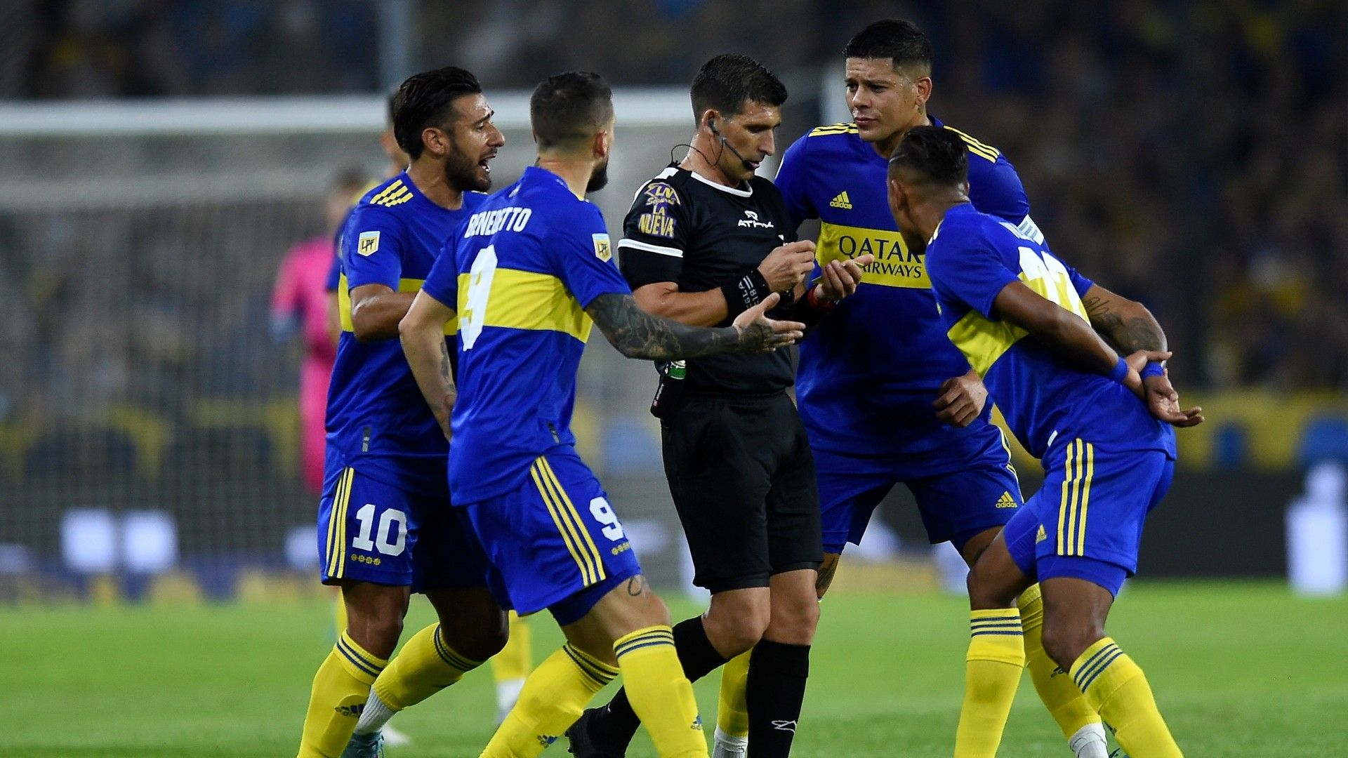 Andres Merlos Boca Defensa y Justicia Copa Liga Profesional 2022