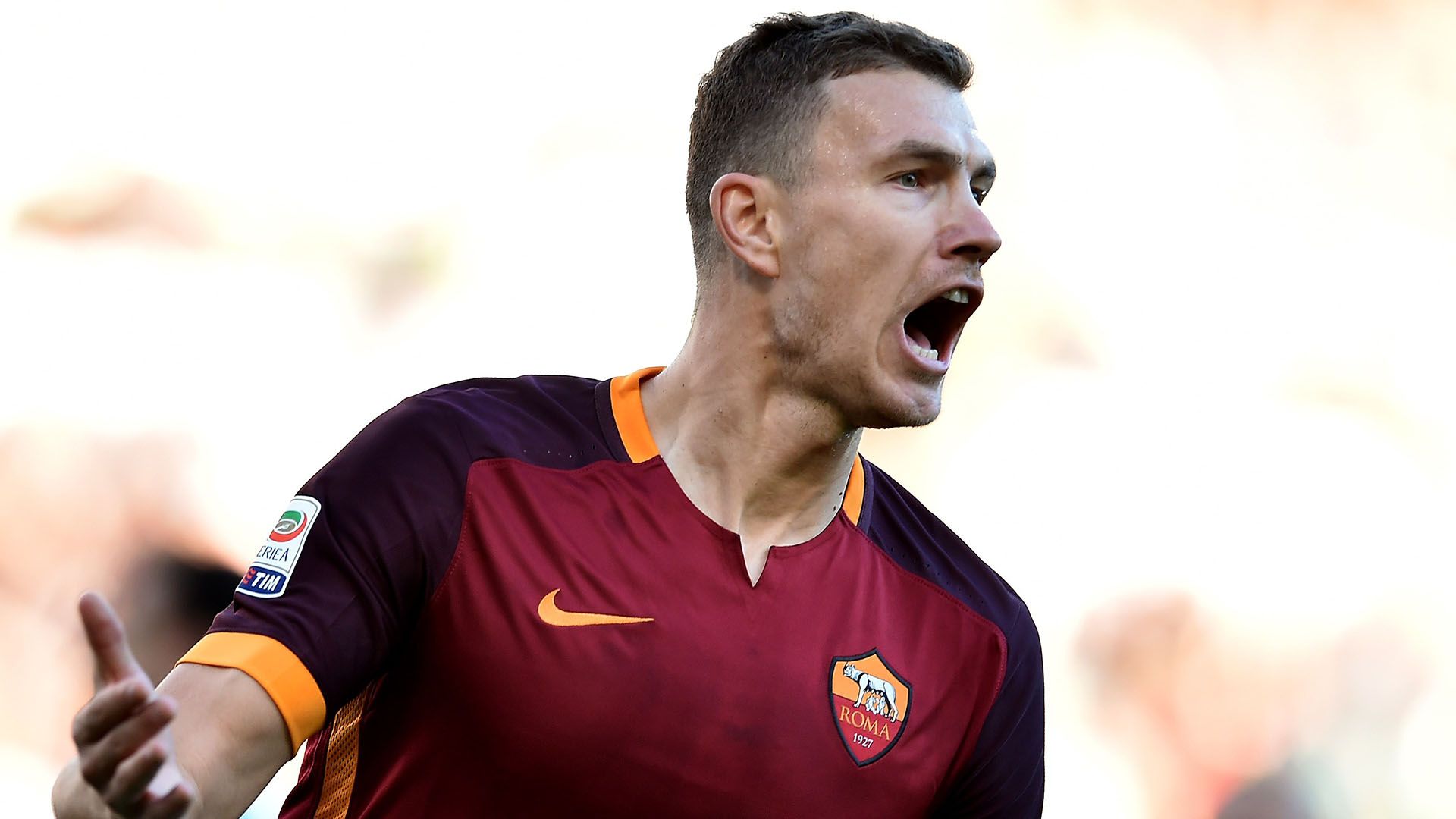 Edin Dzeko Roma Lazio Serie A