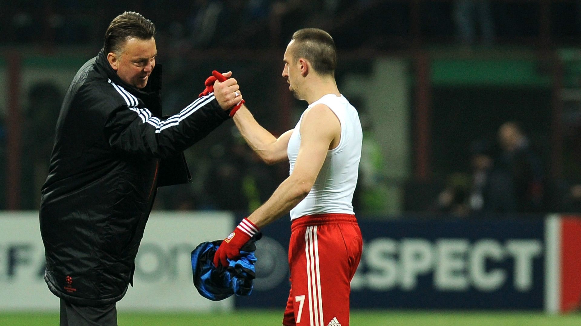 Franck Ribery Louis van Gaal Bayern Munich 19012007