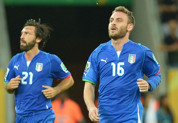 Andrea Pirlo, Daniele De Rossi - Italy-Japan