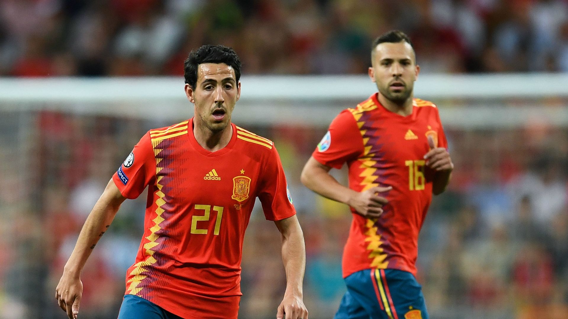 Spain Dani Parejo Jordi Alba EURO 2020 Quali 2019