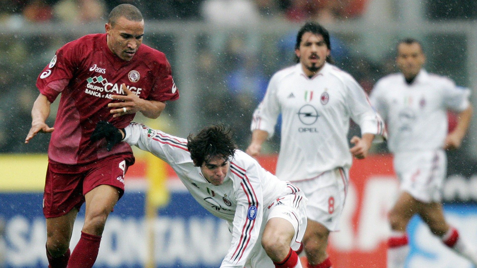 Josè Luis Vidigal Ricardo Kakà Livorno Milan 2005