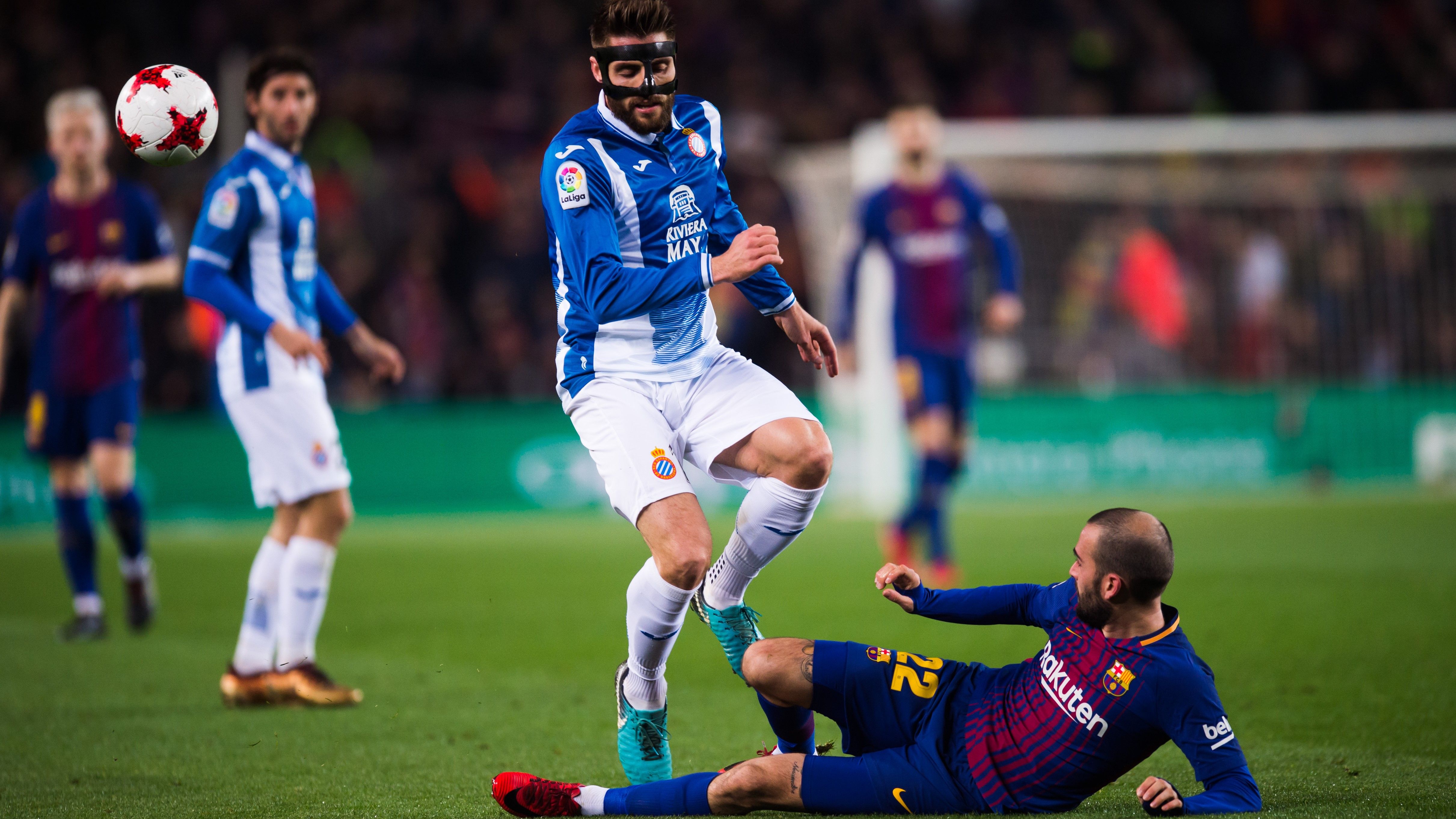 David Lopez Aleix Vidal Barcelona Espanyol Copa del Rey 25012018