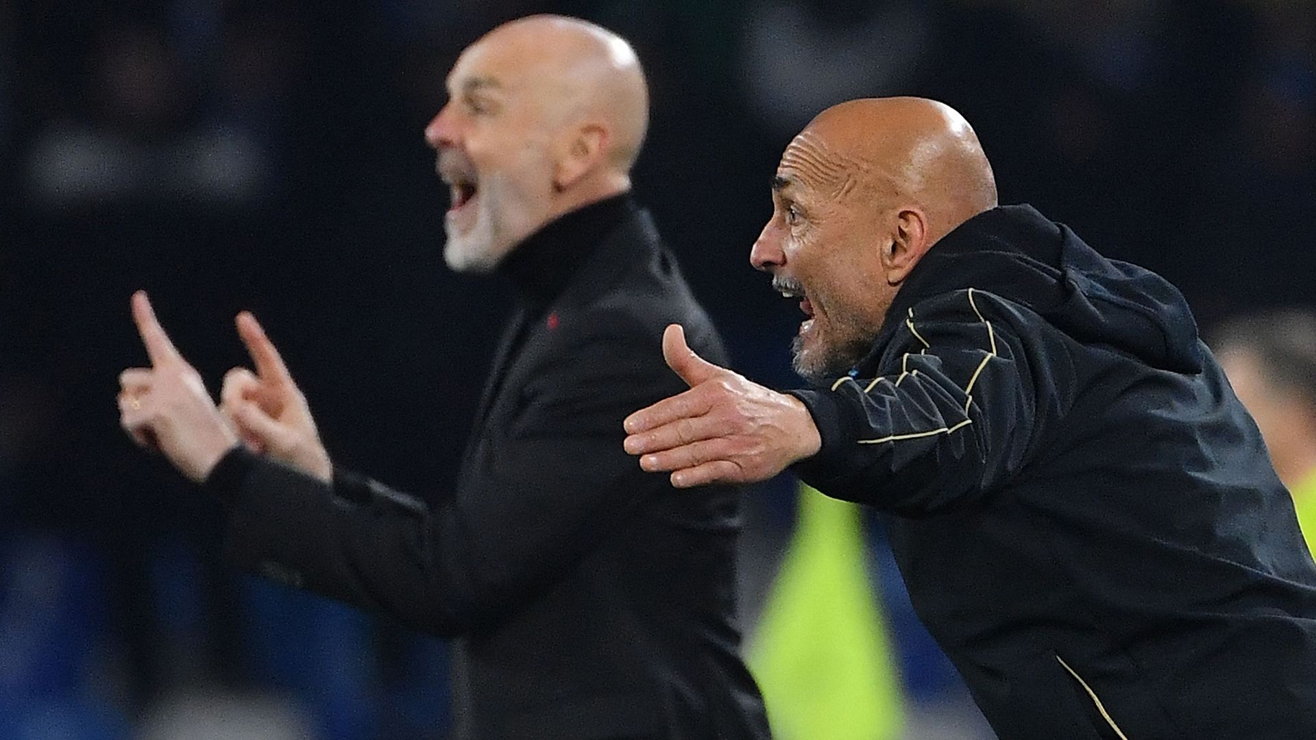 Luciano Spalletti Stefano Pioli Napoli AC Milan Serie A 2022-23