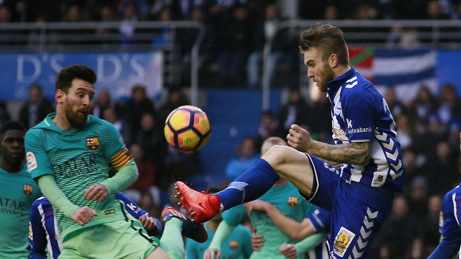 Aleksandar Katai Lionel Messi Deportivo Alaves Barcelona