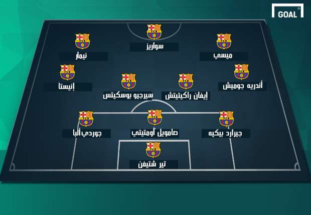 تشكيل البرسا