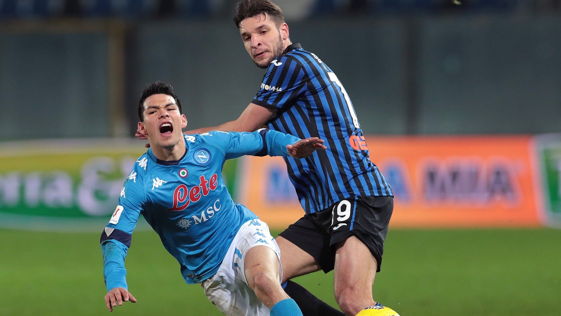 Atalanta Napoli Berat Djimsiti Chucky Lozano
